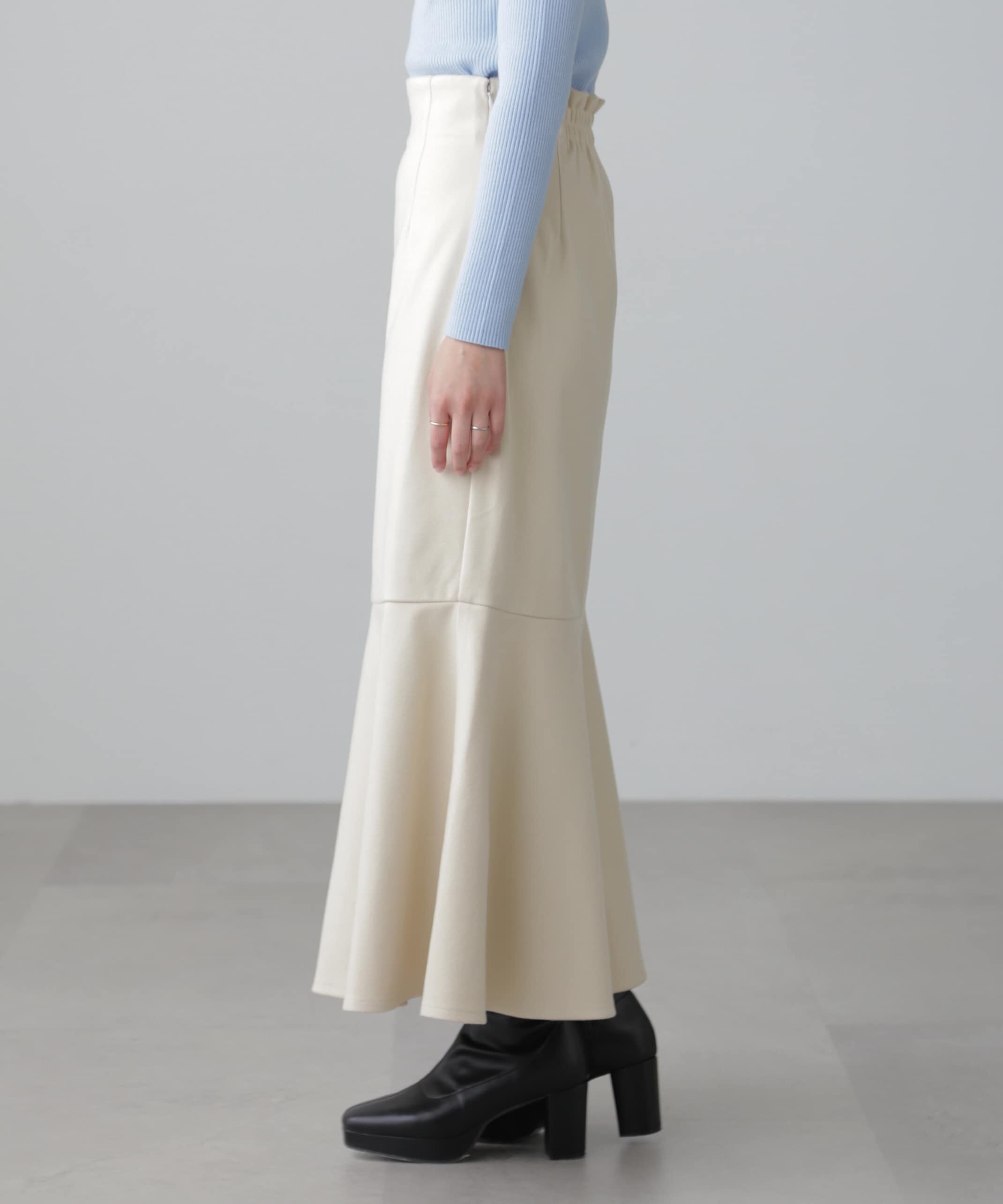  「起毛ストレッチマーメイドスカート」|スカート|