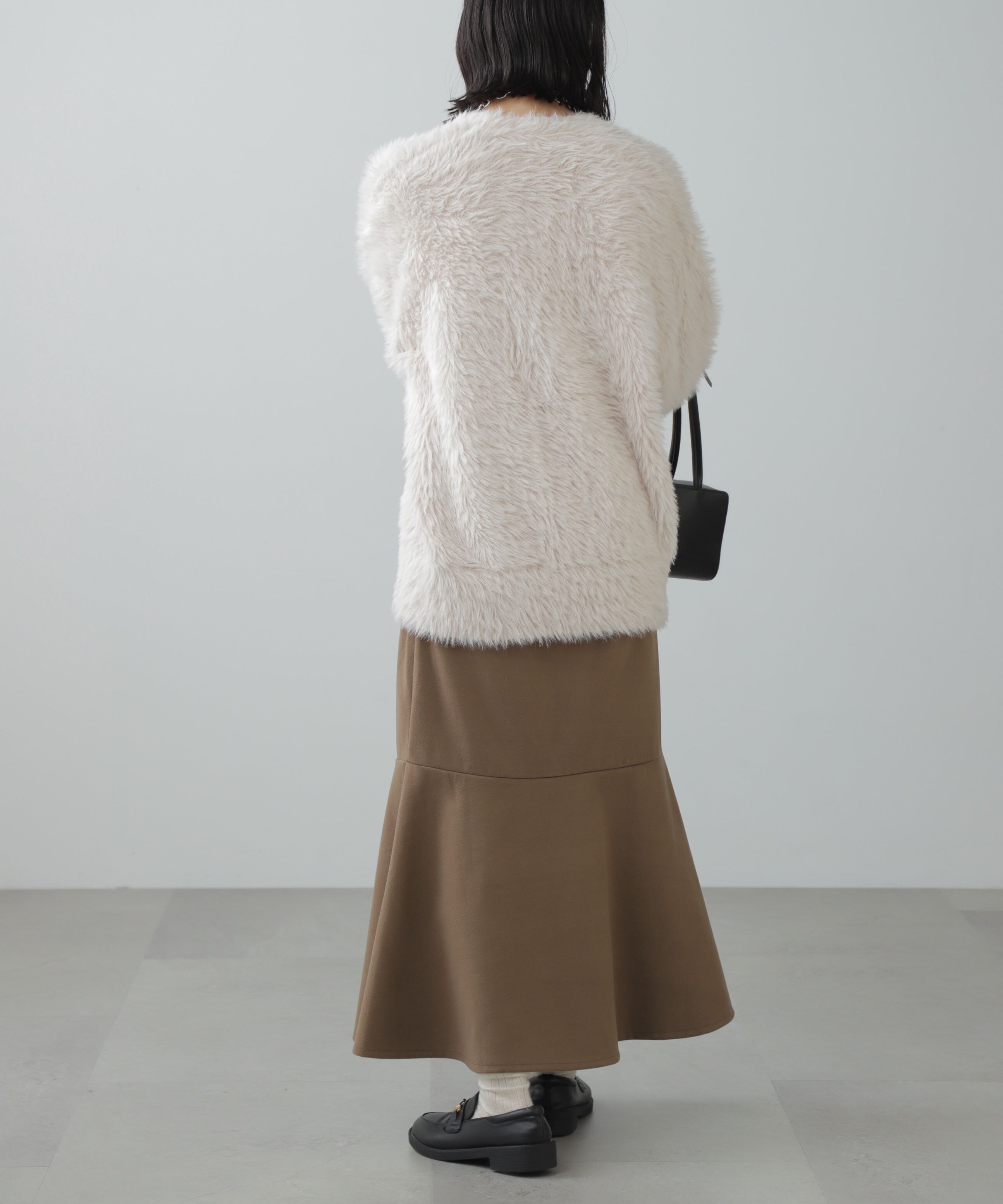  「起毛ストレッチマーメイドスカート」|スカート|