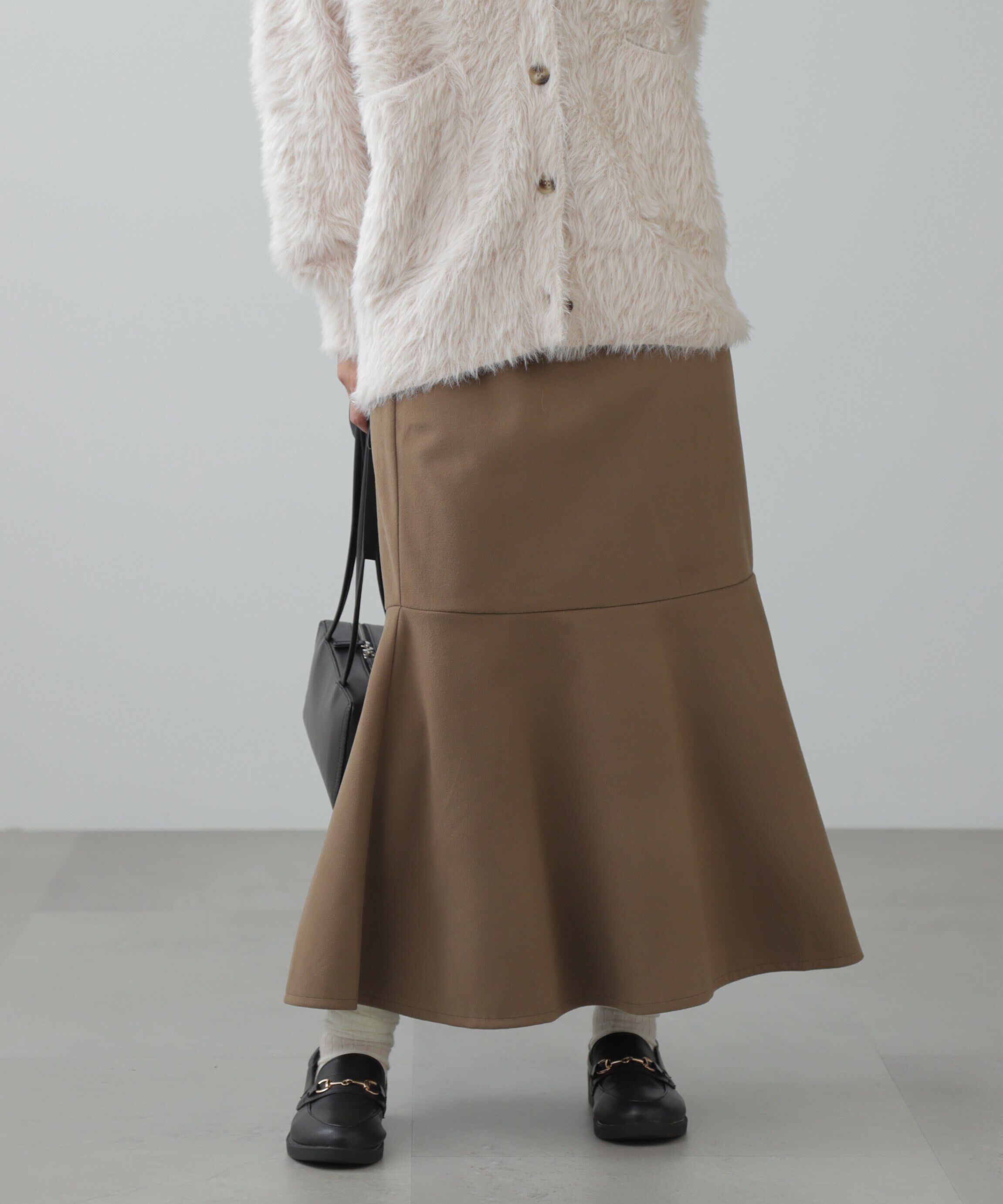  「起毛ストレッチマーメイドスカート」|スカート|
