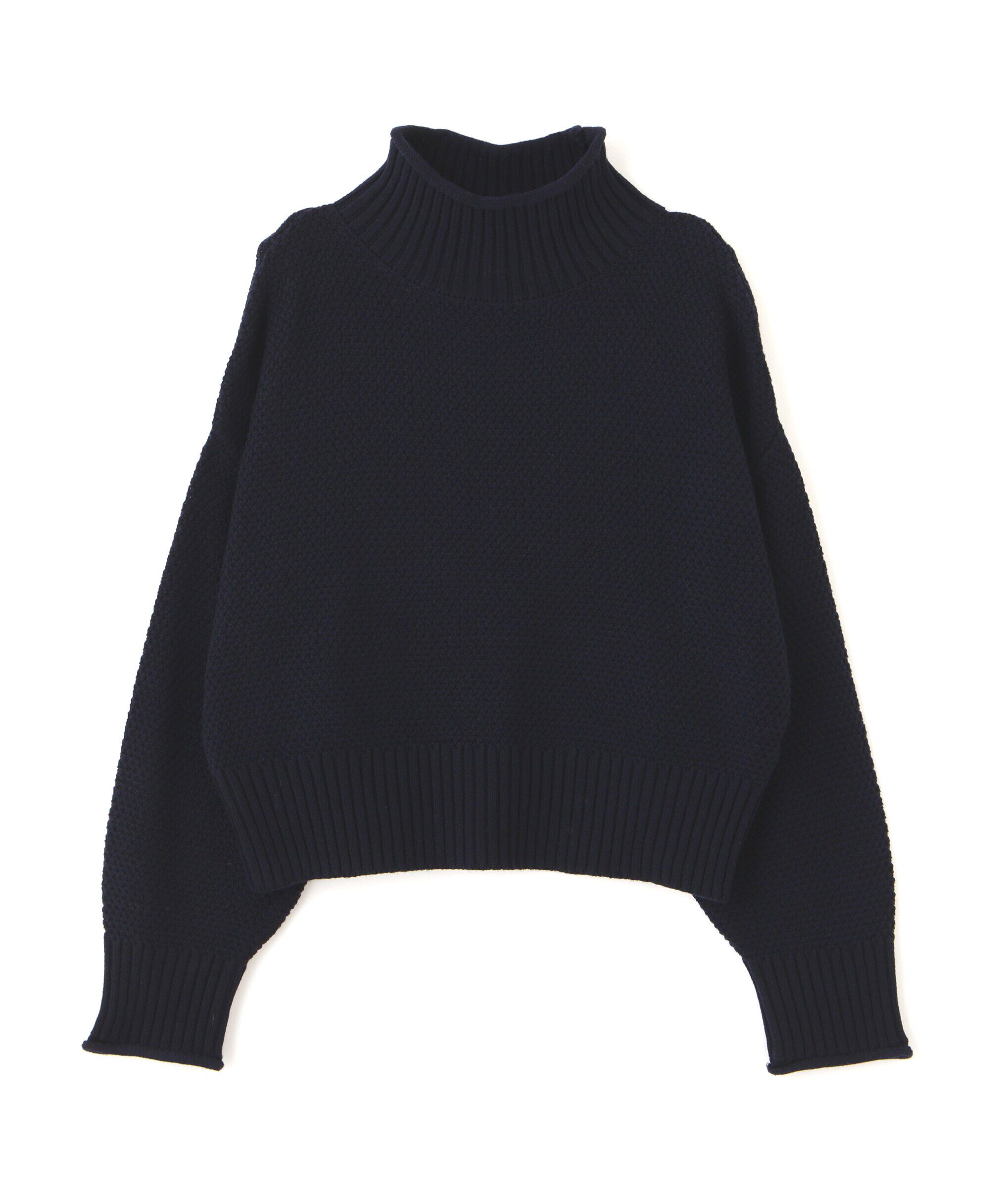  「鹿の子編みハイネックニット」|ニット・セーター|