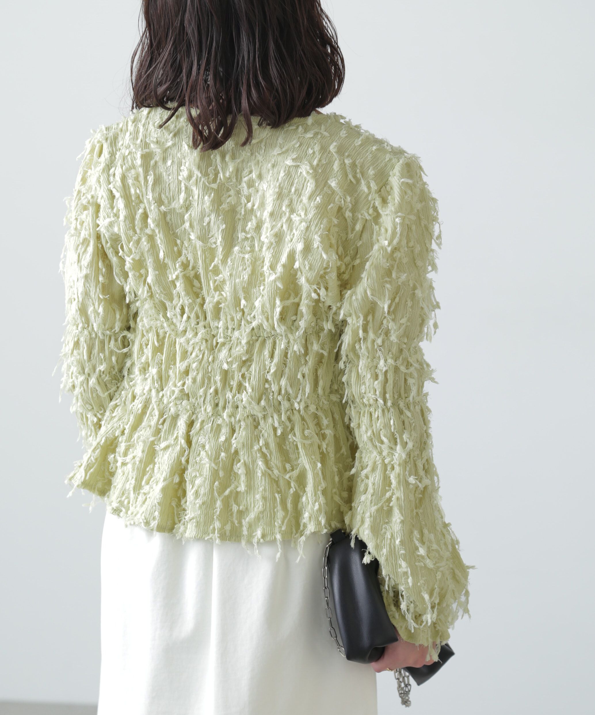  「フリンジジャガードブラウス」|シャツ・ブラウス|