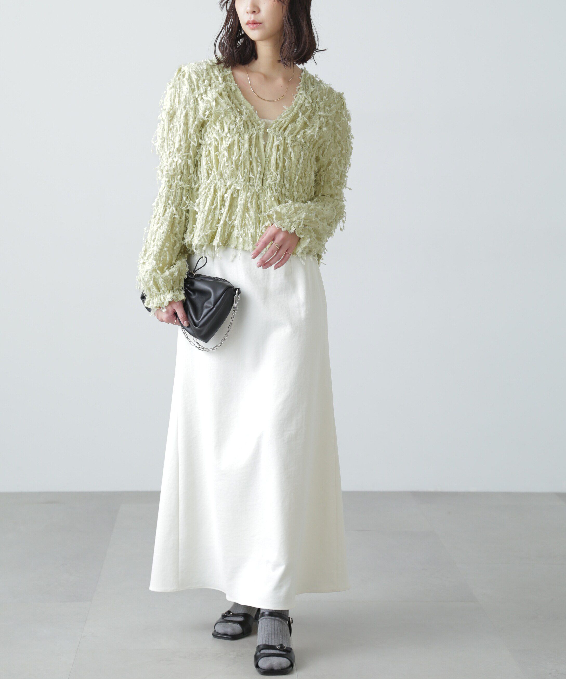  「フリンジジャガードブラウス」|シャツ・ブラウス|