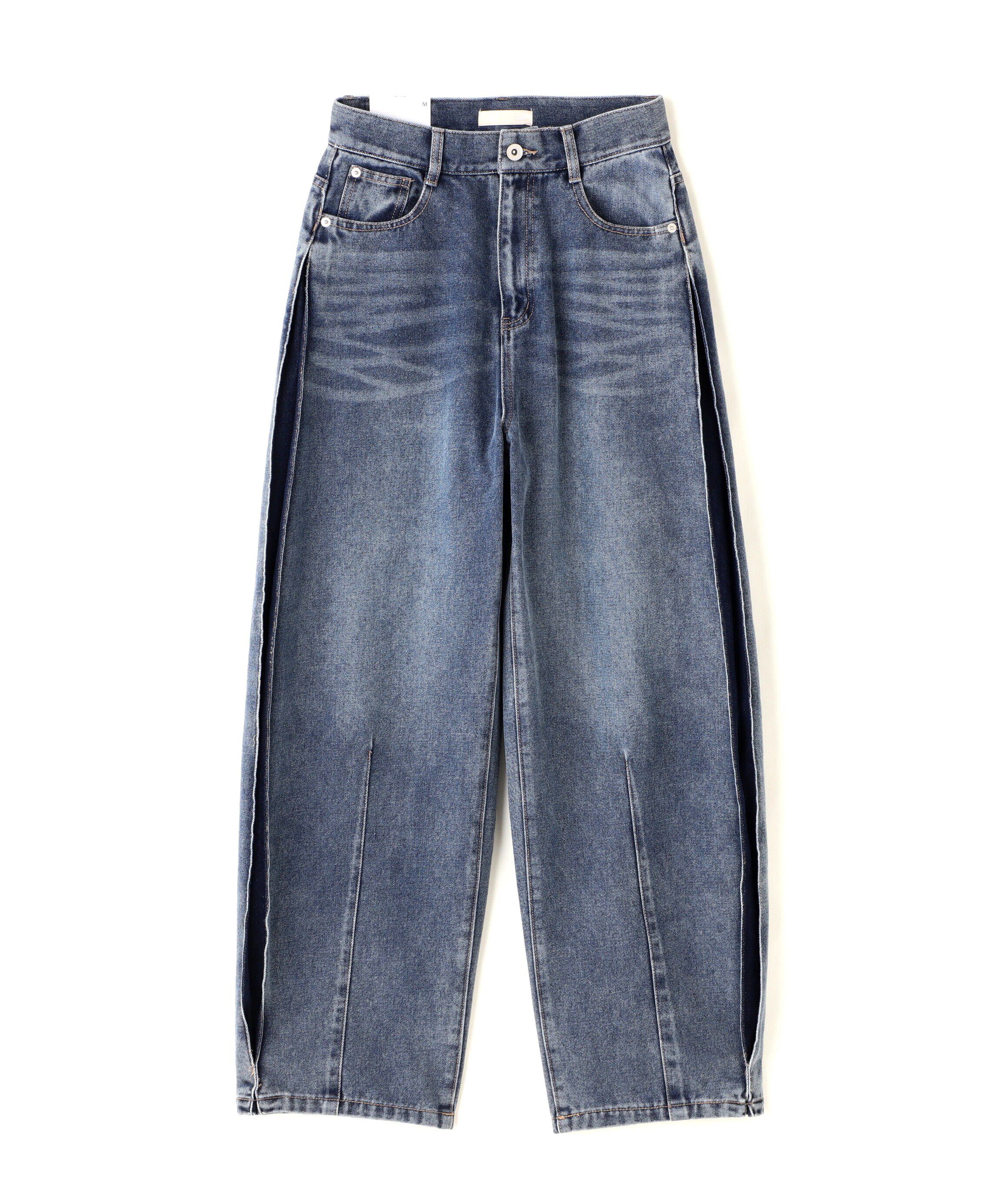  「[低身長サイズ/Sシリーズ]サイドタックカーブデニムパンツ」|その他|