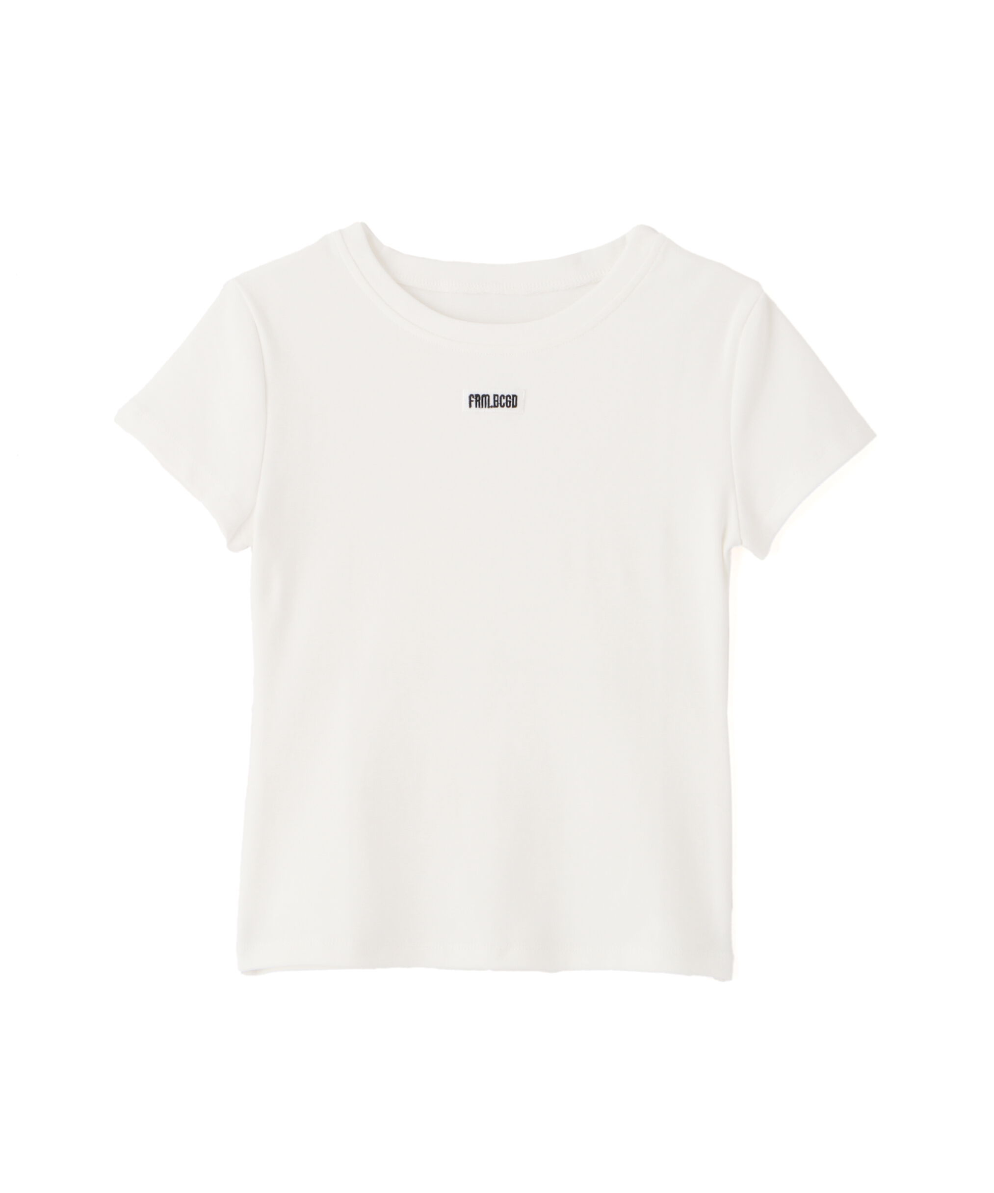  「ロゴ刺繍タグTシャツ」|Tシャツ・カットソー|