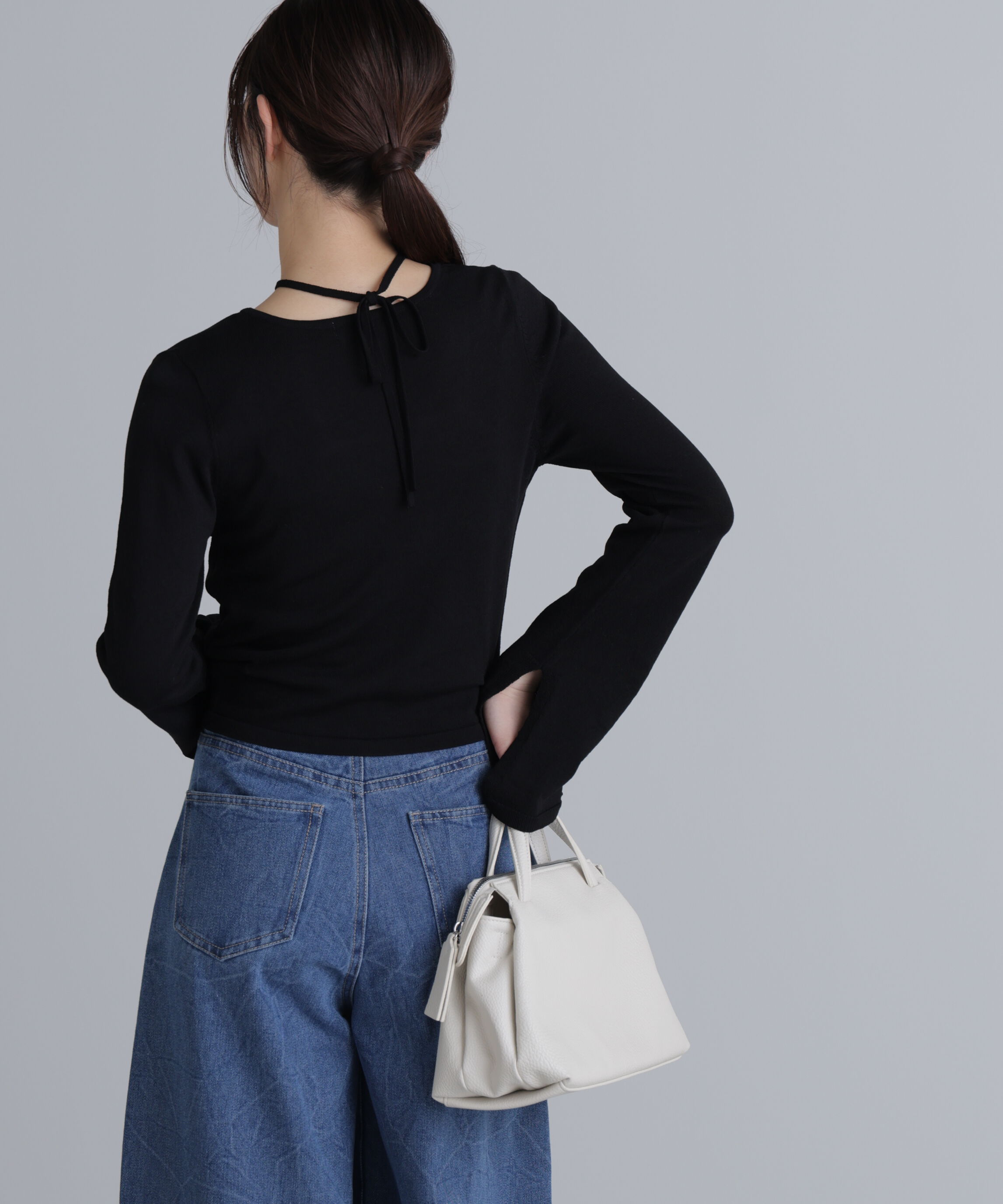  「キャミレイヤードニットカーディガン２」|ニット・セーター|