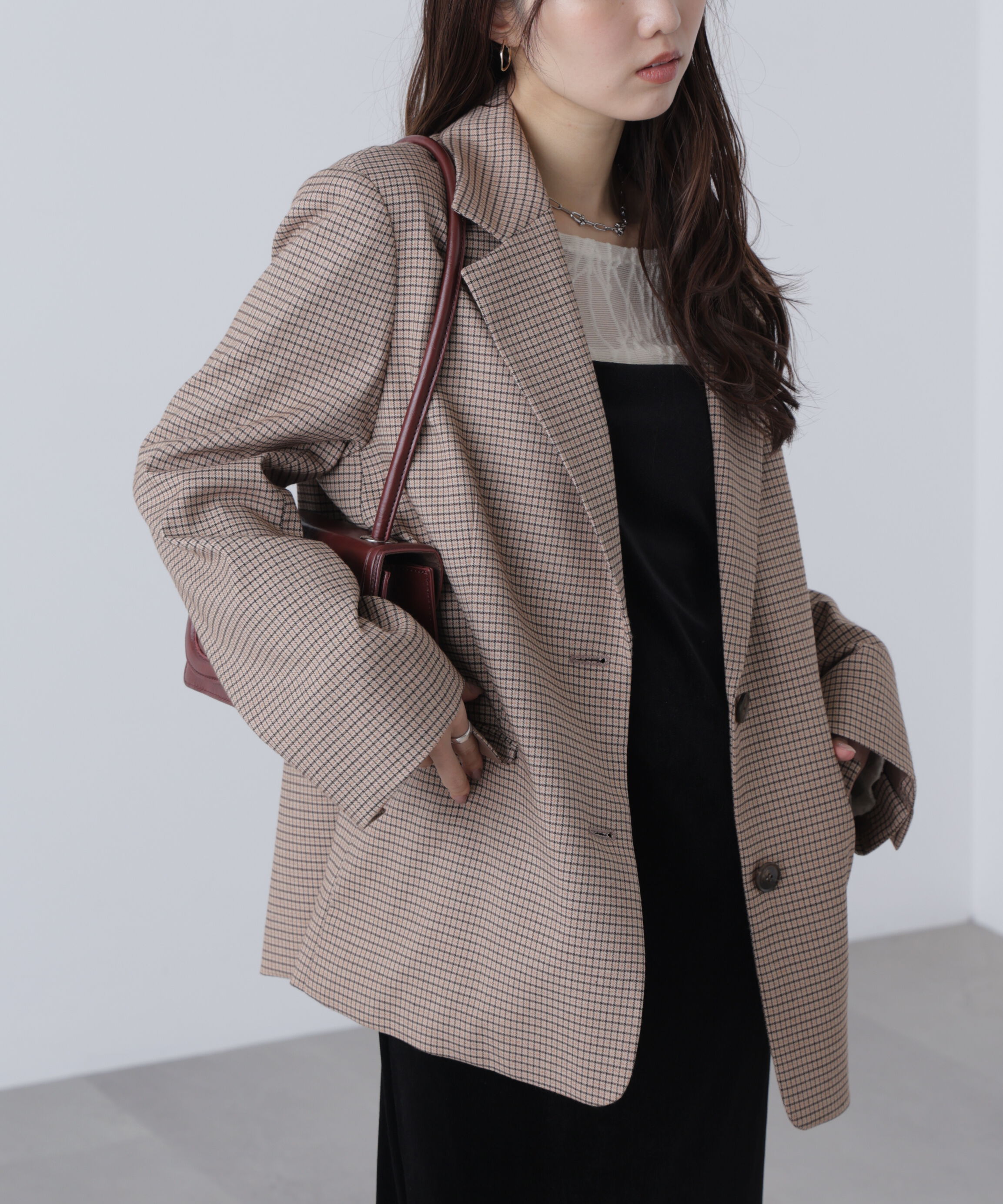  「〈セットアップ対応〉オーバーサイズシングルジャケット」|その他|