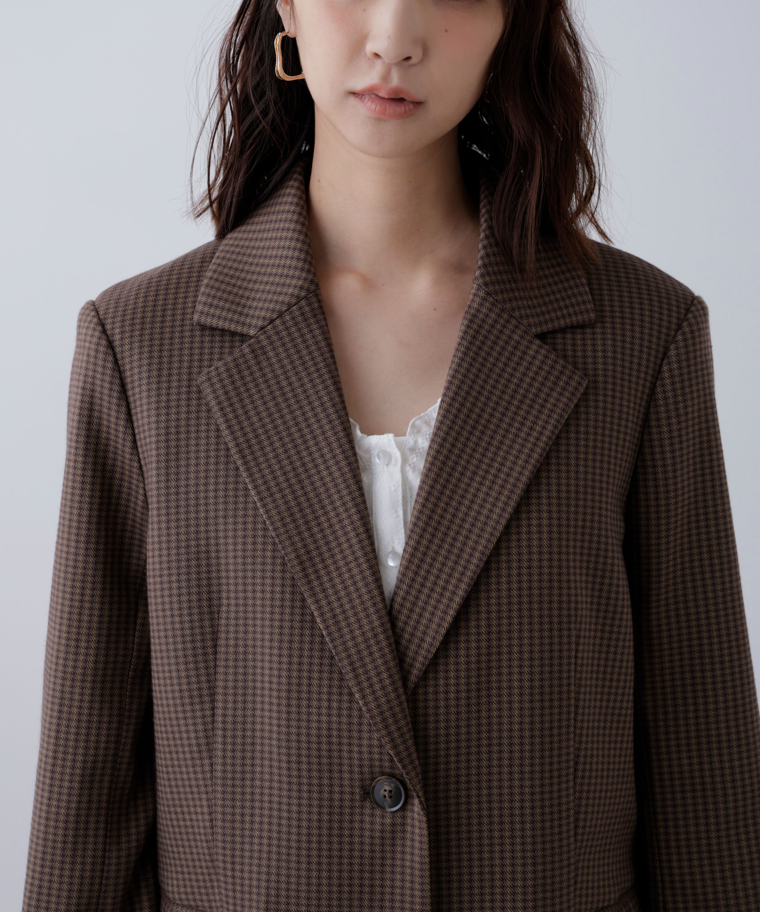  「〈セットアップ対応〉オーバーサイズシングルジャケット」|その他|