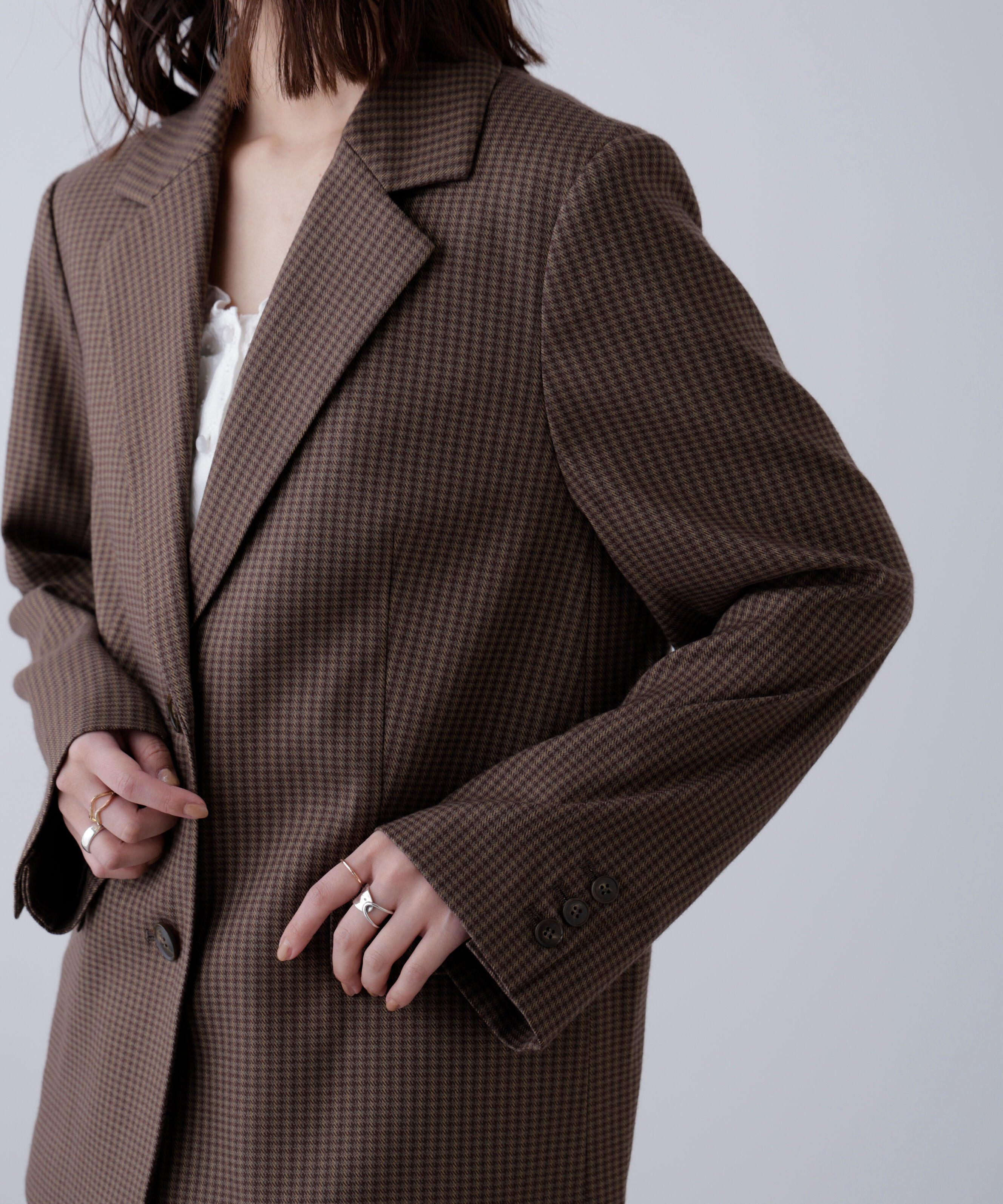  「〈セットアップ対応〉オーバーサイズシングルジャケット」|その他|