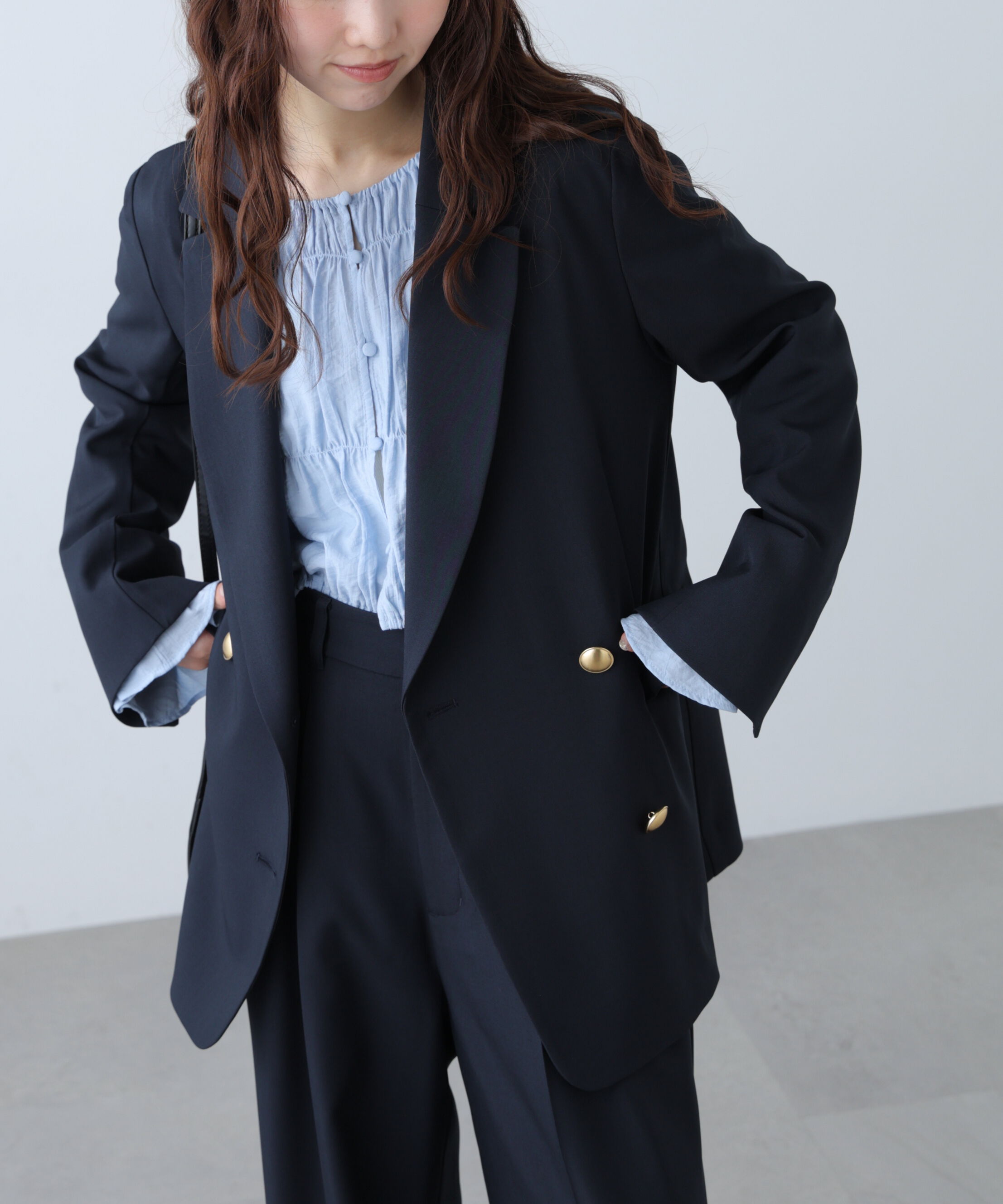  「梳毛調合繊ダブルブレストジャケット」|その他|