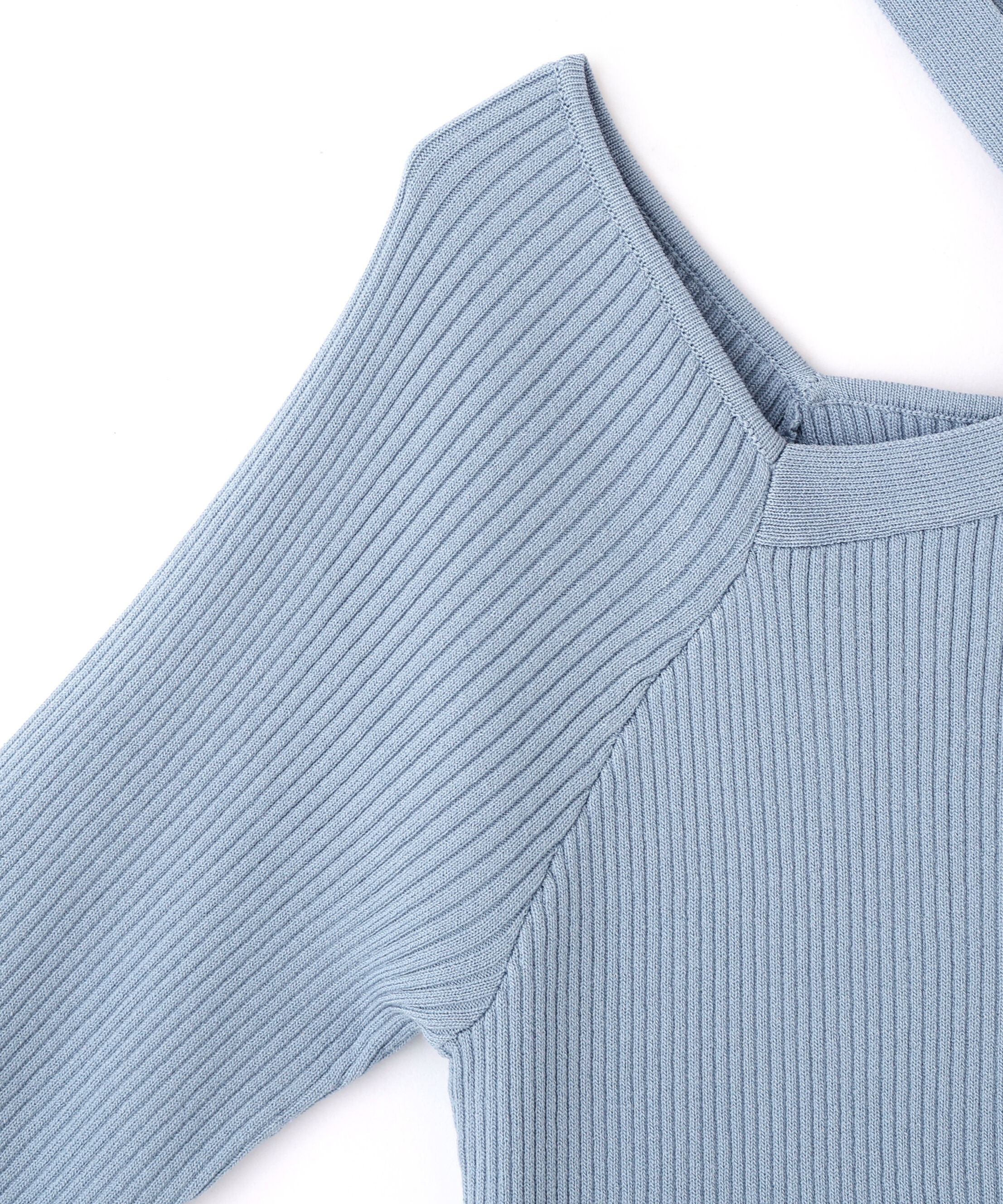  「ホルターネックニットトップス」|ニット・セーター|