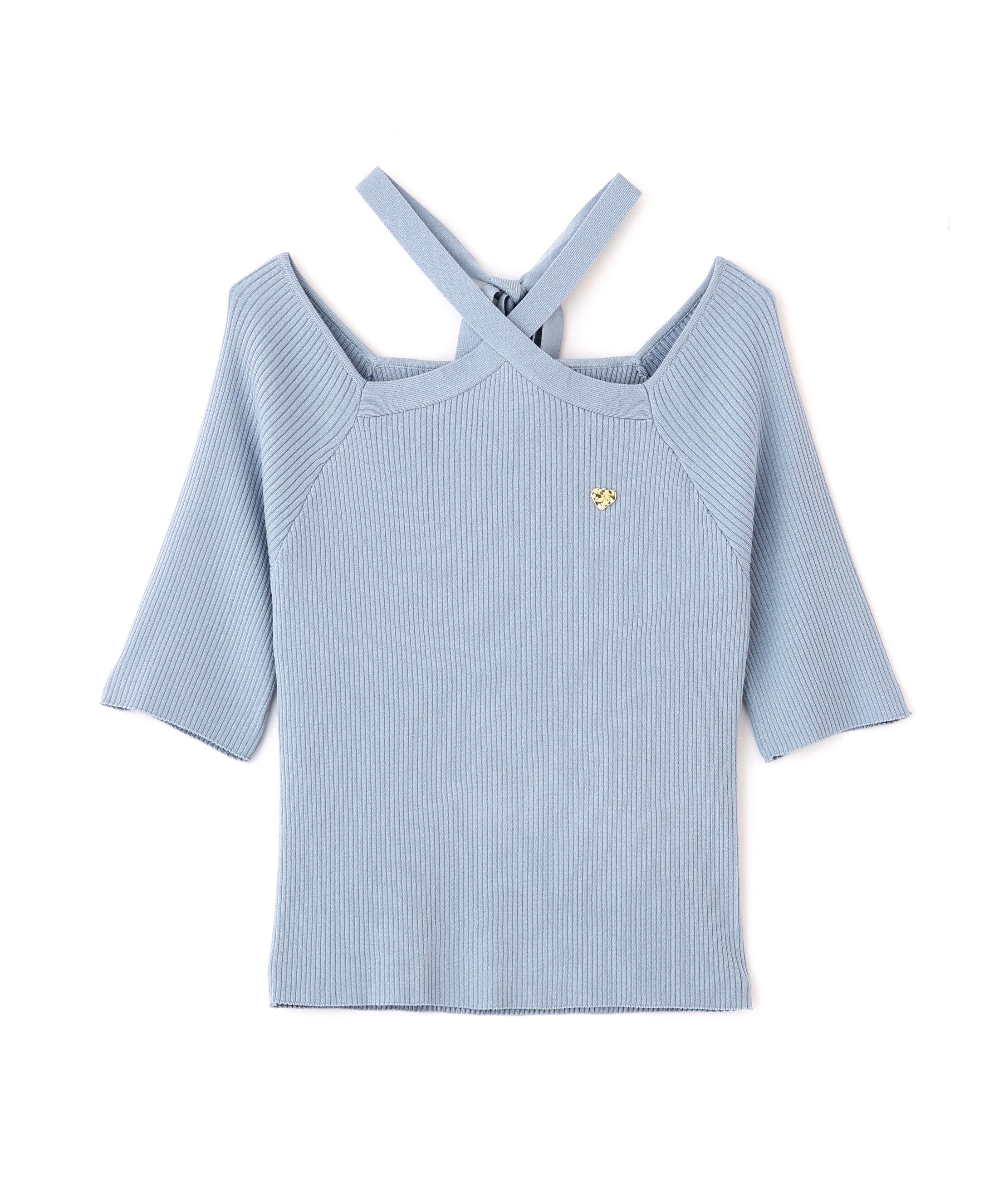  「ホルターネックニットトップス」|ニット・セーター|