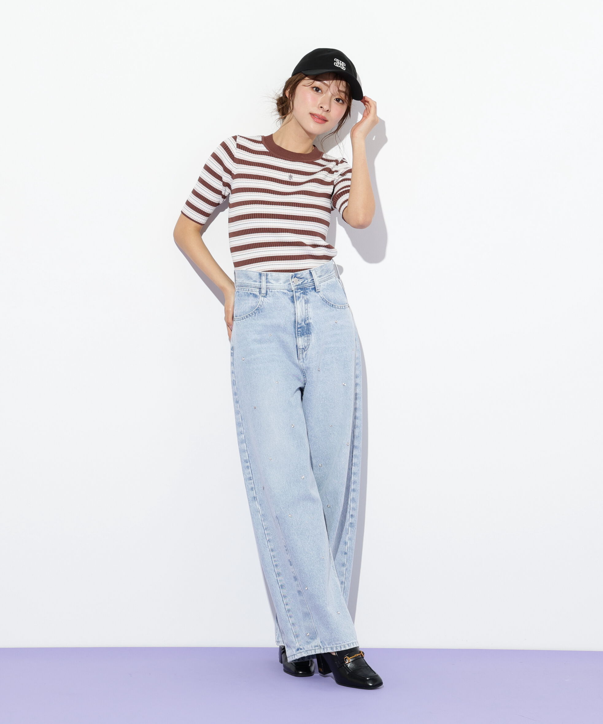  「マルチボーダーニット」|ニット・セーター|