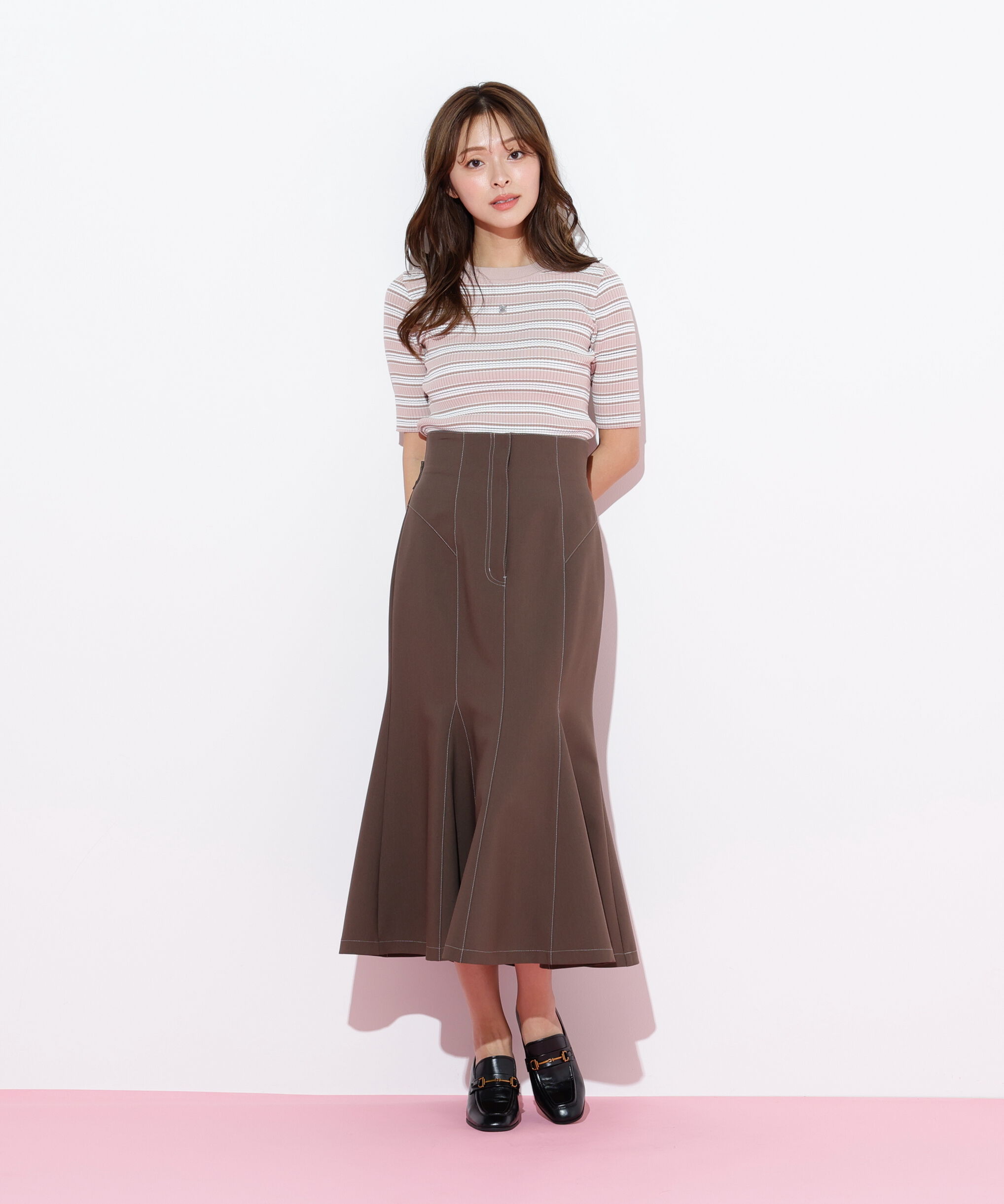  「マルチボーダーニット」|ニット・セーター|