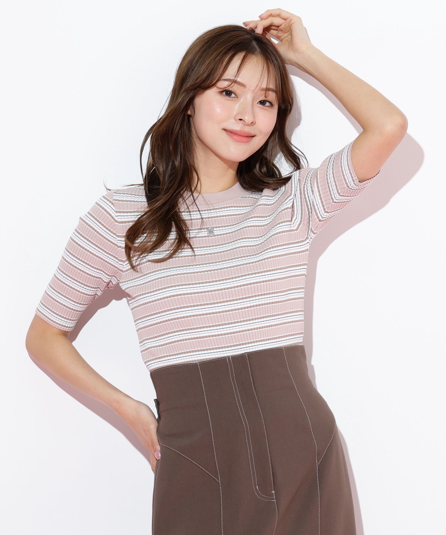  「マルチボーダーニット」|ニット・セーター|