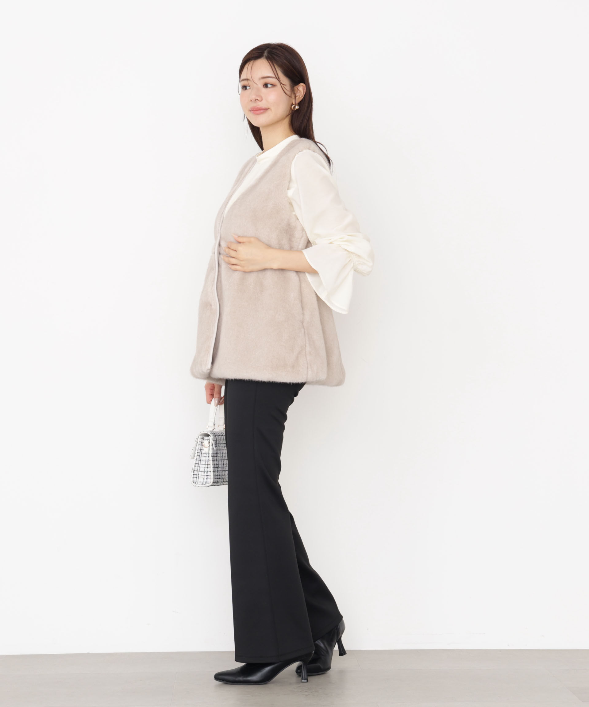PROPORTION BODY DRESSING「カットフレアーパンツ 25AW」|その他|