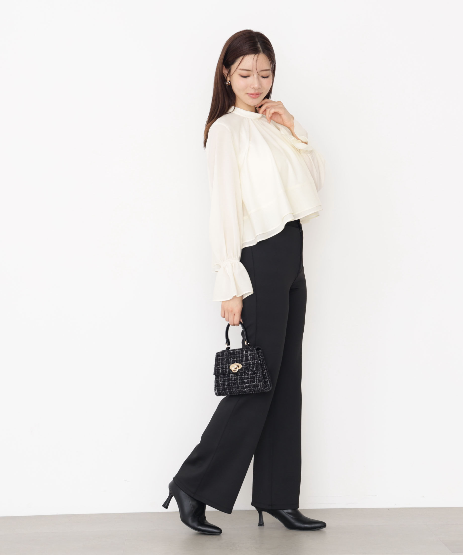 PROPORTION BODY DRESSING「カットフレアーパンツ 25AW」|その他|