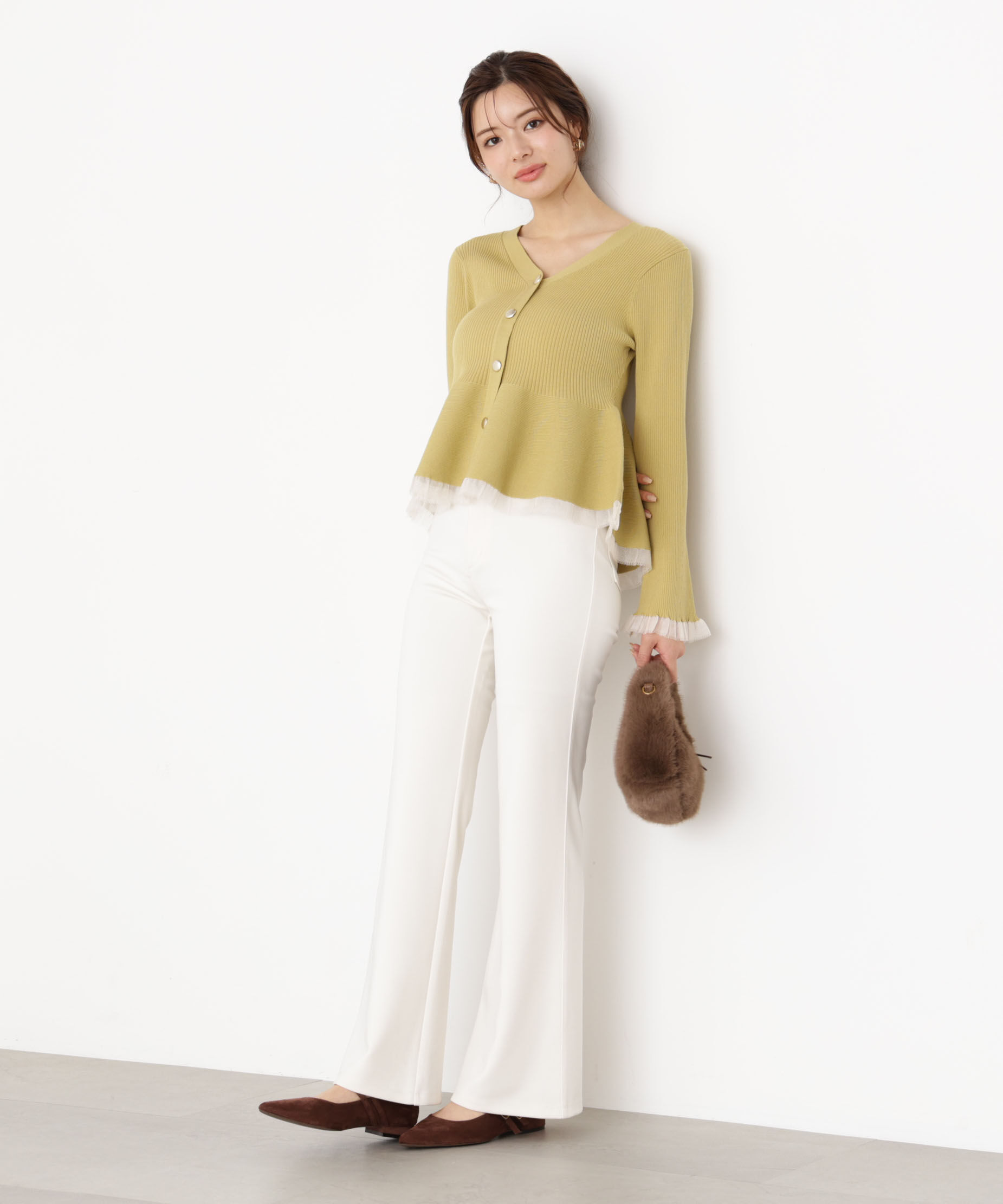 PROPORTION BODY DRESSING「カットフレアーパンツ 25AW」|その他|