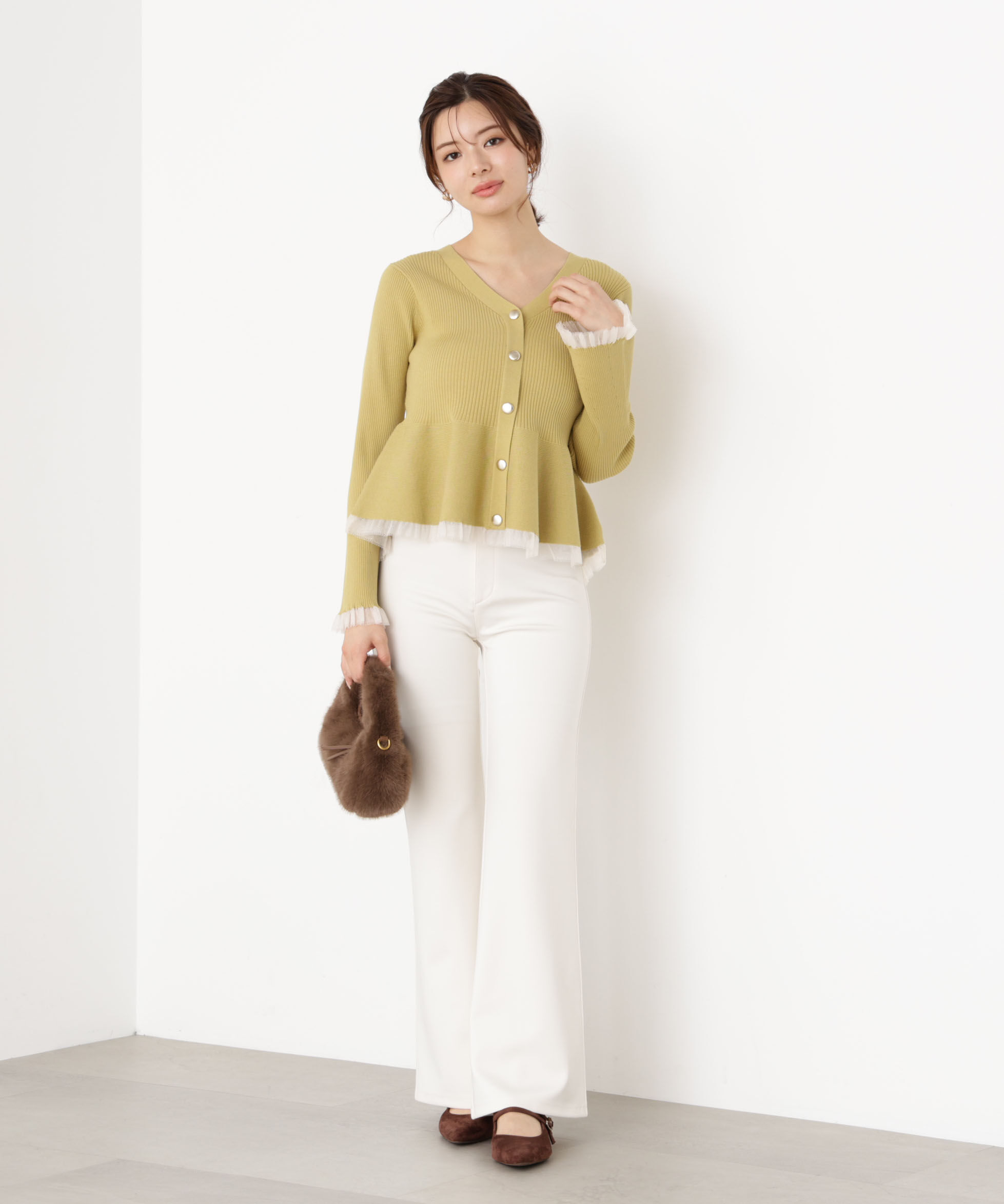 PROPORTION BODY DRESSING「カットフレアーパンツ 25AW」|その他|