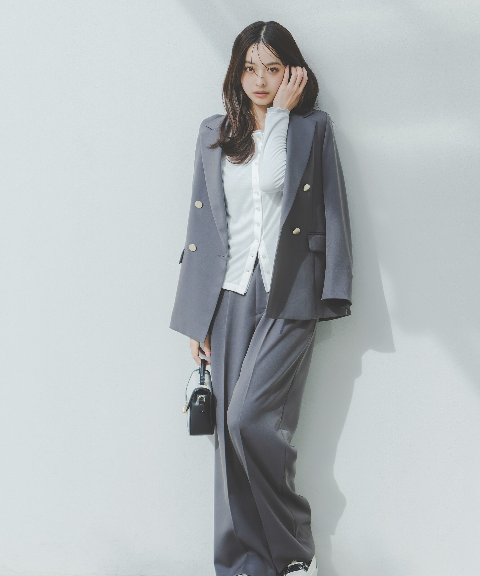 PROPORTION BODY DRESSING「ダブルジャケット 26SS」|その他|チャコール2