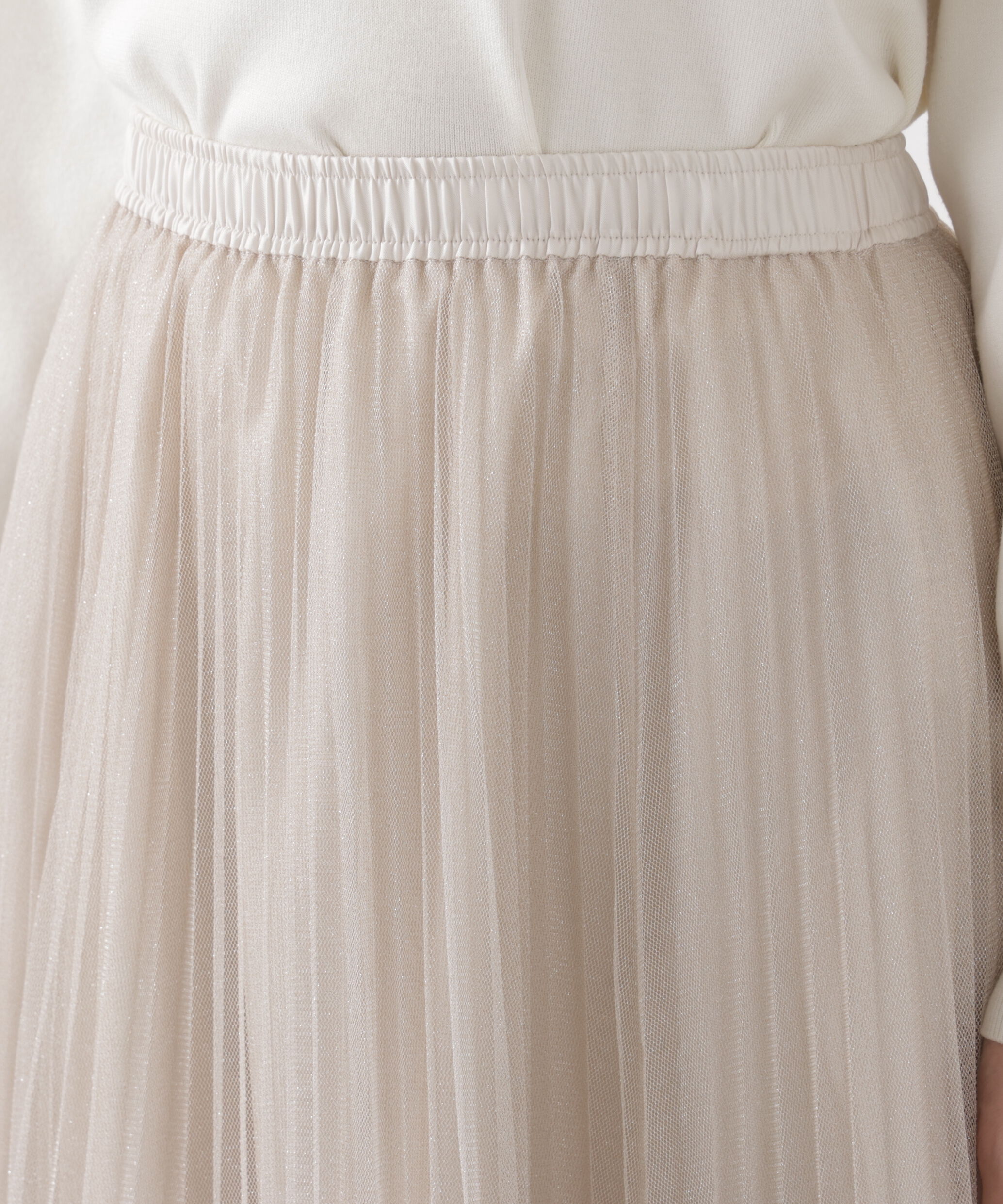 PROPORTION BODY DRESSING「《EDIT COLOGNE》ラメプリーツスカート26SS」|スカート|