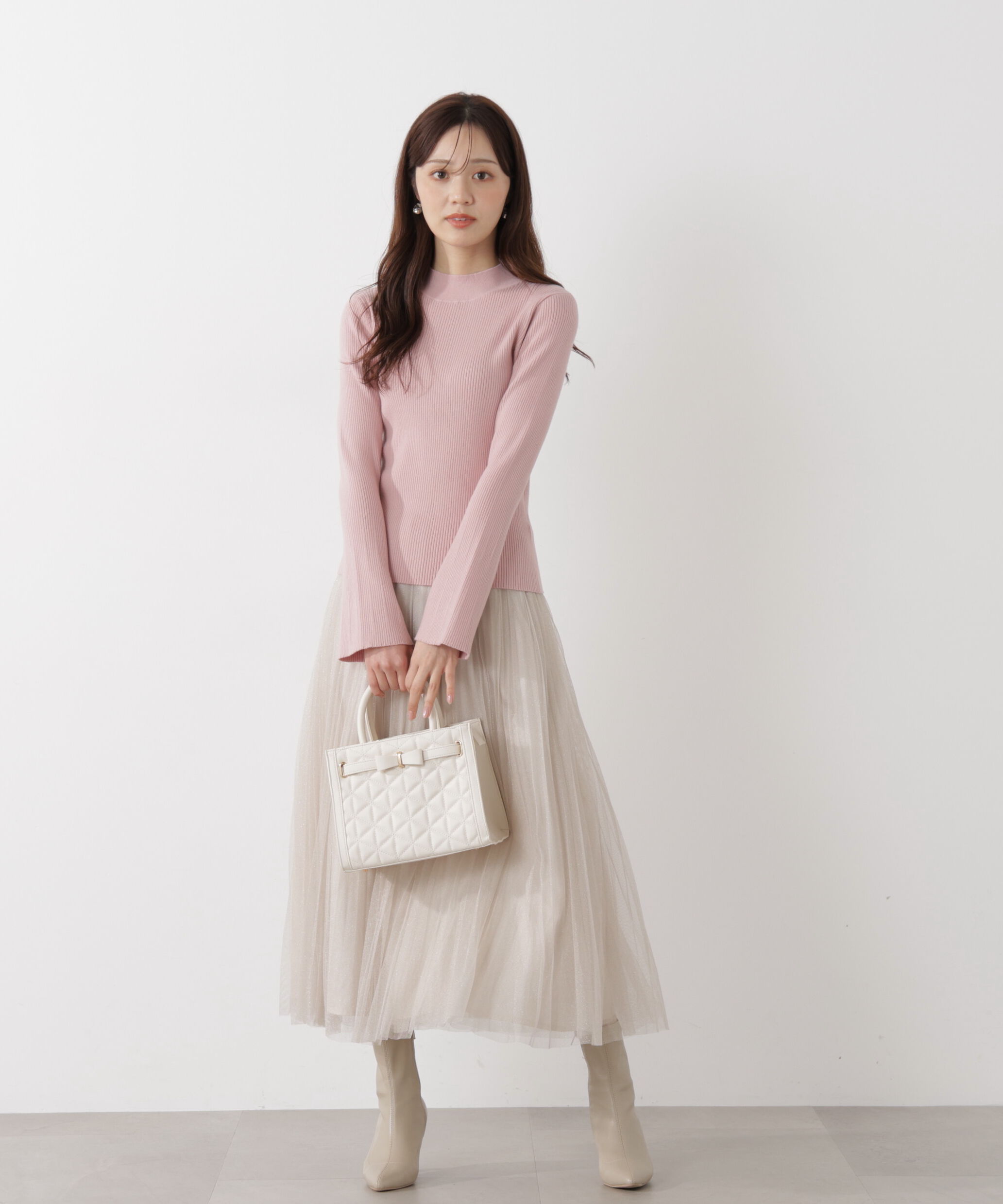 PROPORTION BODY DRESSING「《EDIT COLOGNE》ラメプリーツスカート26SS」|スカート|