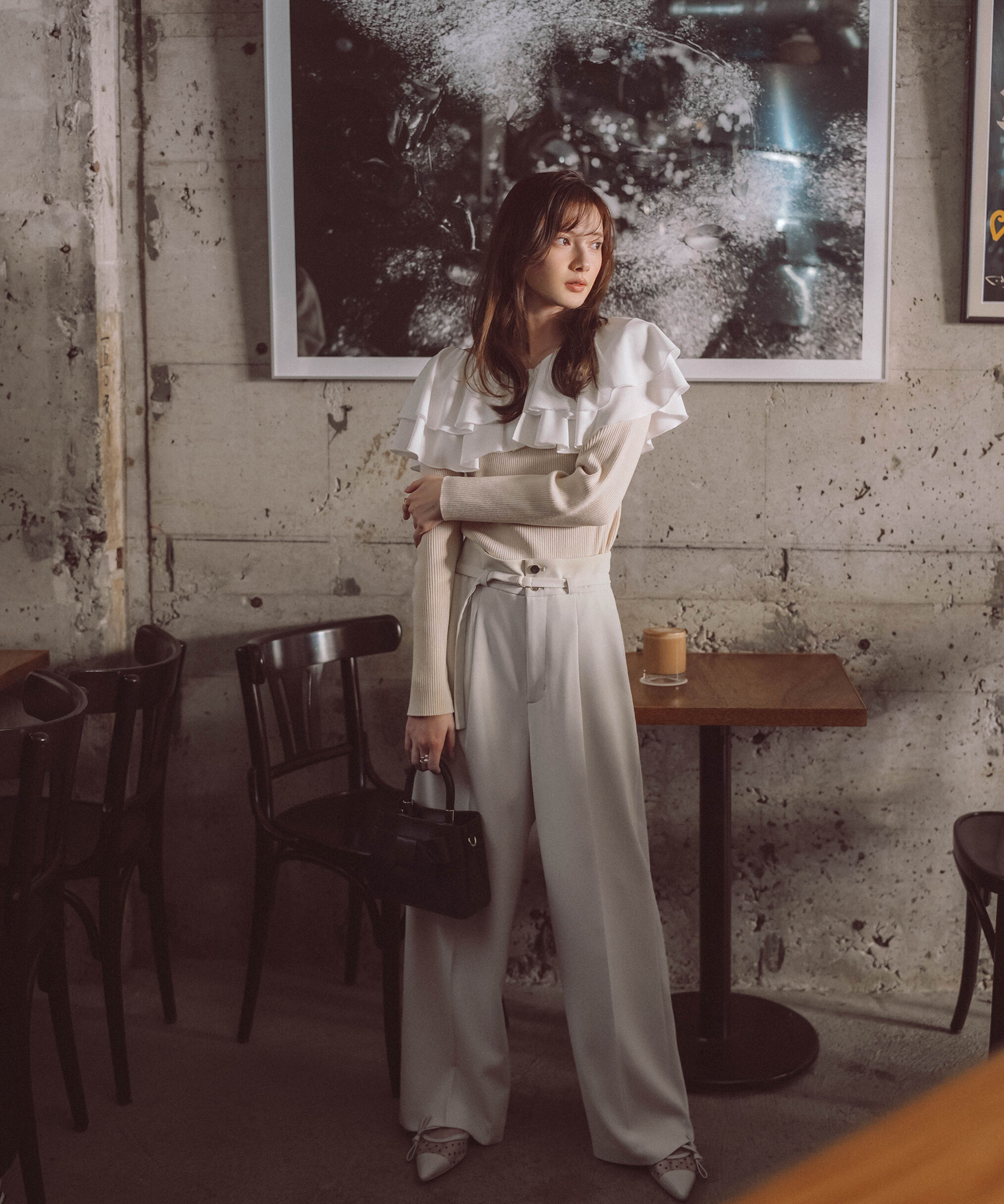 PROPORTION BODY DRESSING「ボリュームラッフルニット　　26SS」|ニット・セーター|