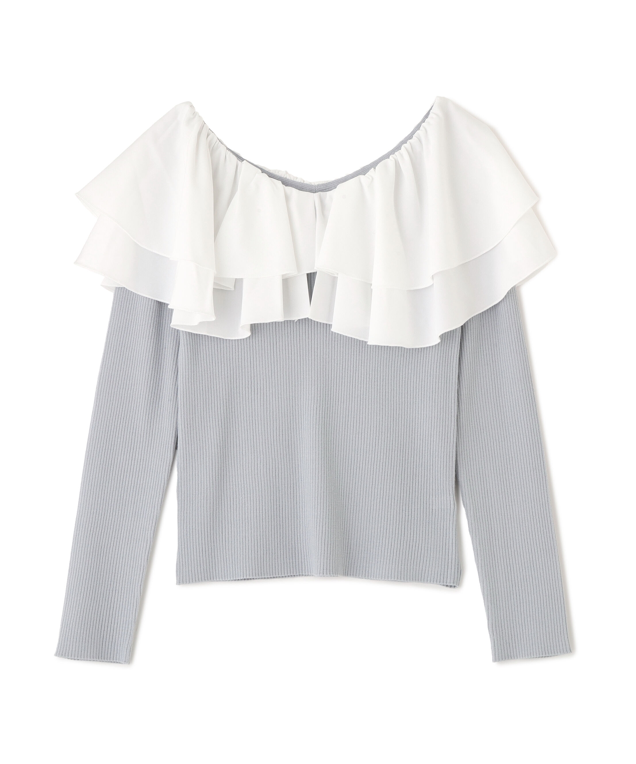 PROPORTION BODY DRESSING「ボリュームラッフルニット　　26SS」|ニット・セーター|