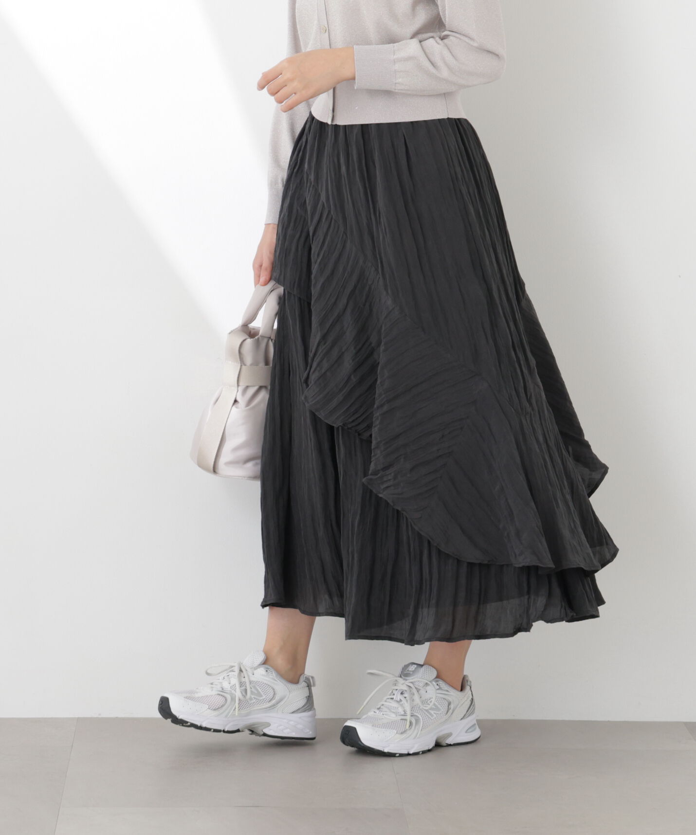 PROPORTION BODY DRESSING「ワッシャーティアードスカート　26SS」|スカート|