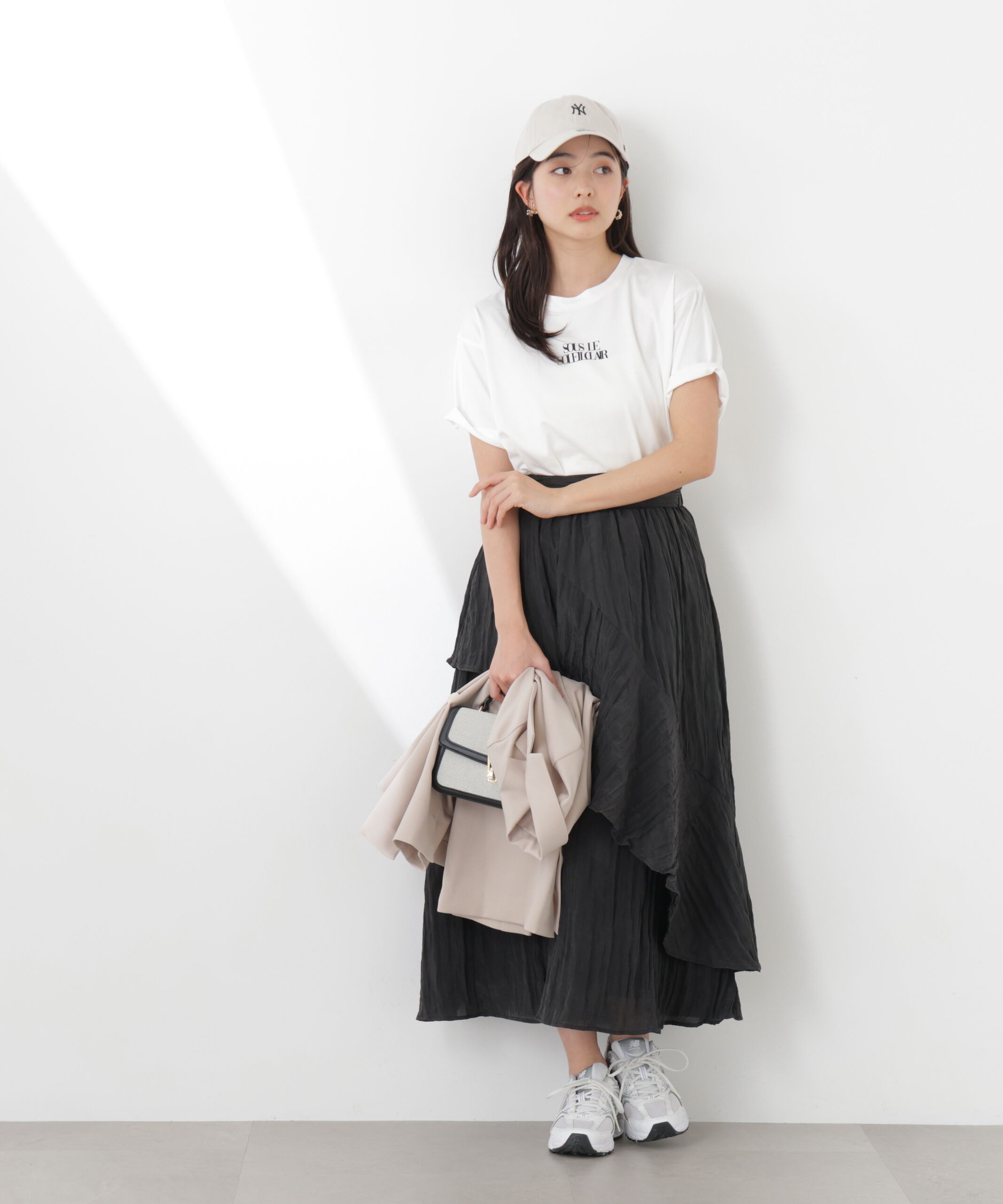 PROPORTION BODY DRESSING「ワッシャーティアードスカート　26SS」|スカート|