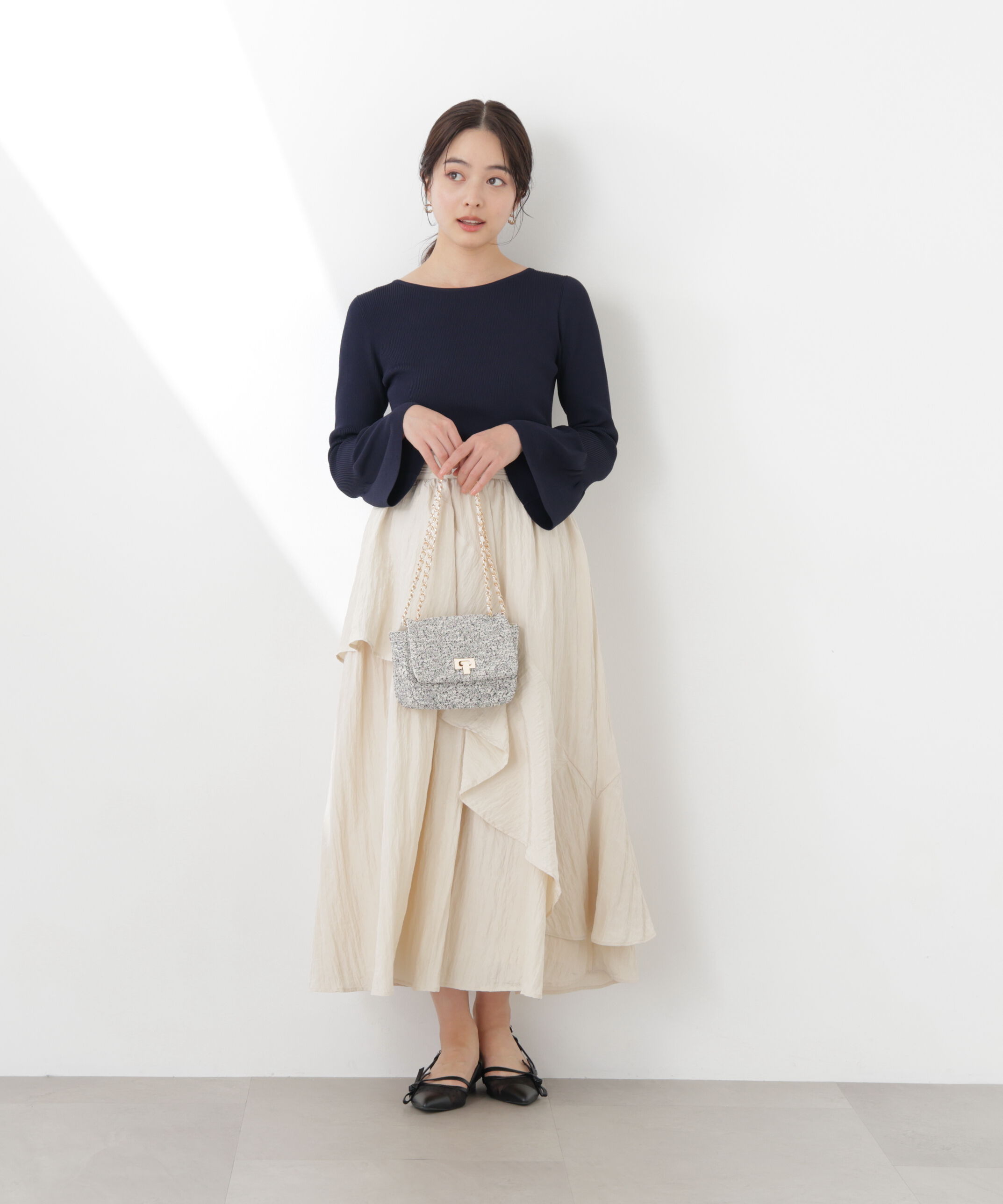 PROPORTION BODY DRESSING「ワッシャーティアードスカート　26SS」|スカート|