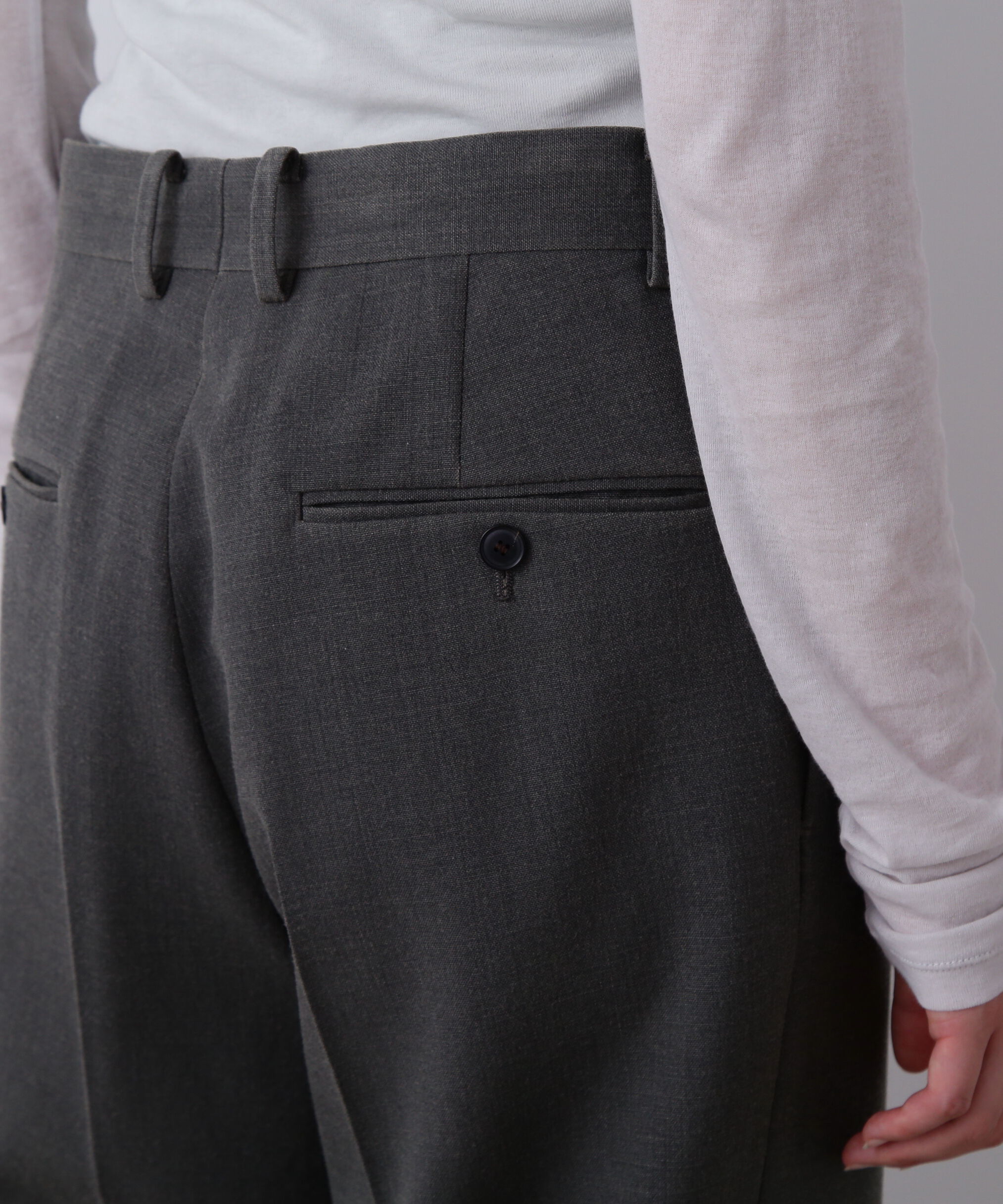 YLEVE 「YLEVE / VINTAGE PIGMENTDYE WOOL TROUSERS」|その他|