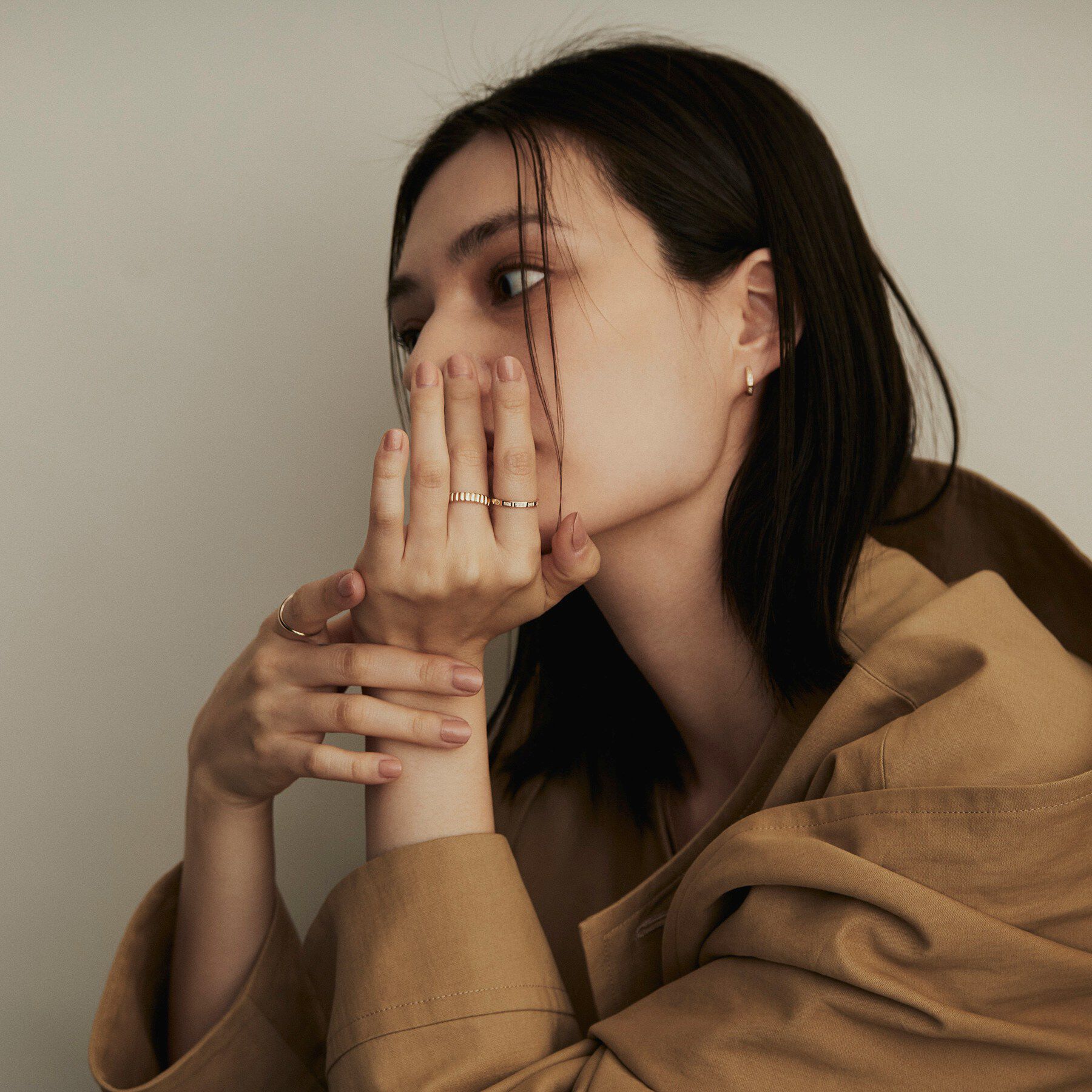 COCOSHNIK「K10リブド リング」|リング|