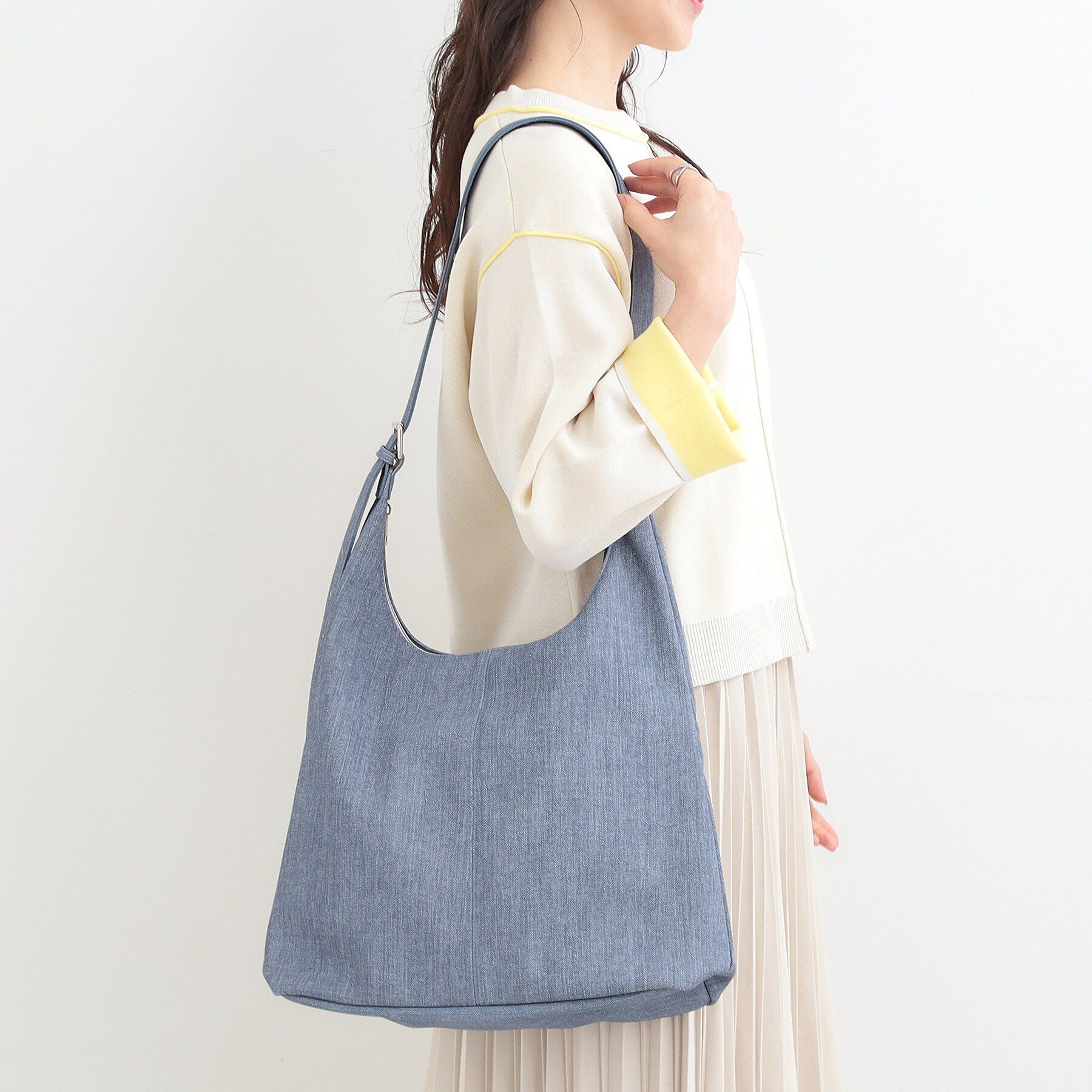 SHOO･LA･RUE「デニム風生地ワンショルダーバッグ」|ショルダー・メッセンジャー|