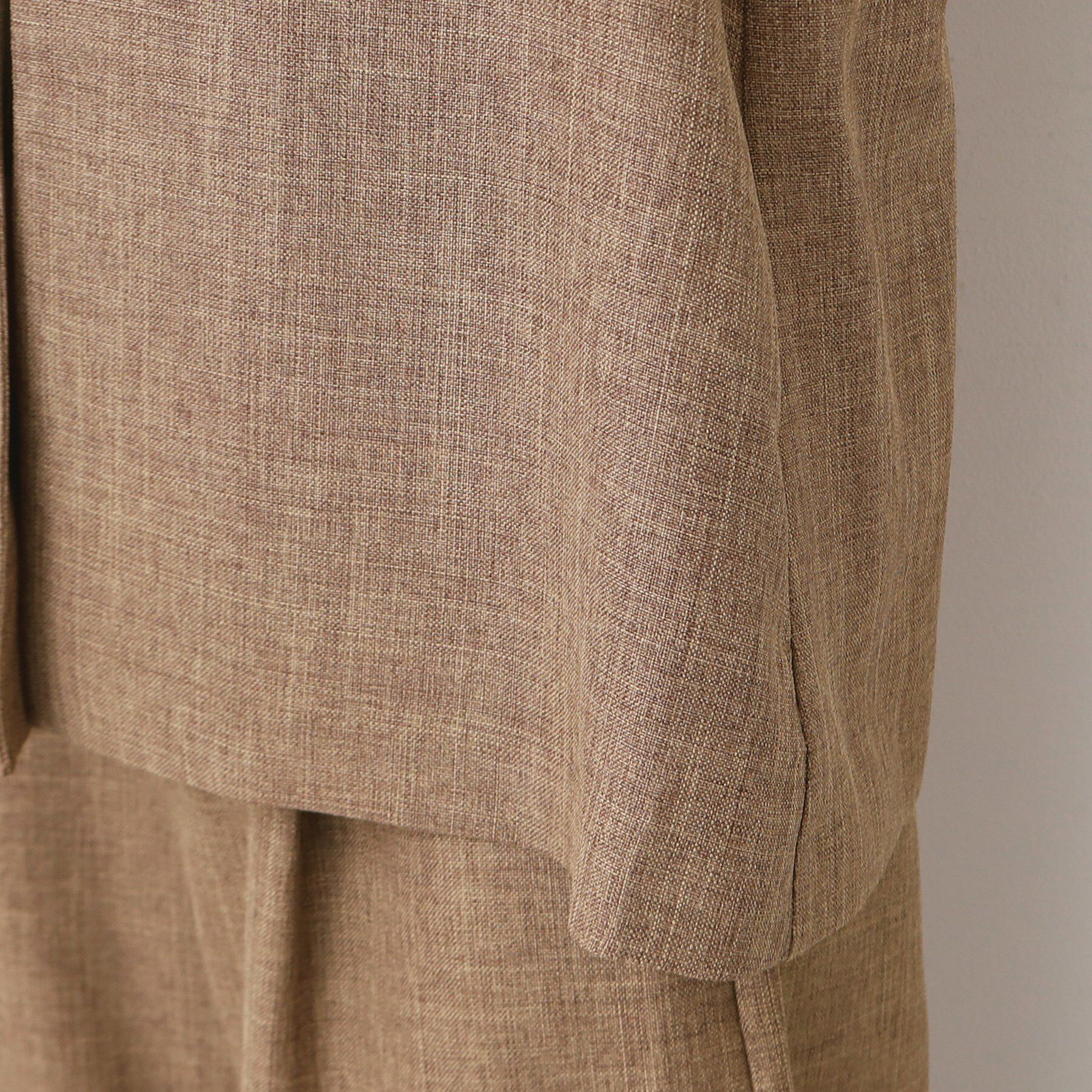 Dessin「【洗える・セットアップ可能】スリーブレス襟付きジャケット（S～L）」|ベスト・ジレ|