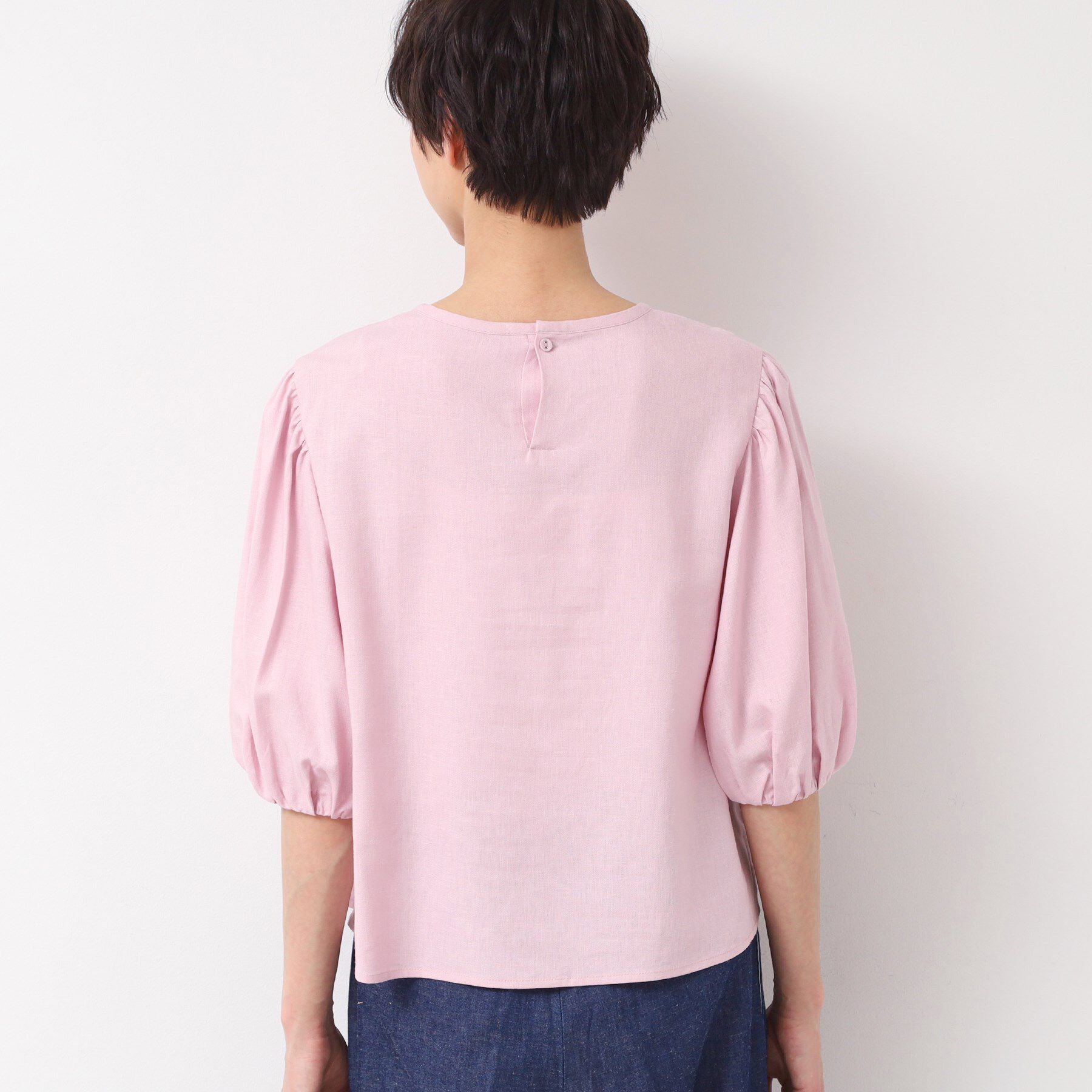 Dessin「【洗える】パフスリーブブラウス（XS～L）」|シャツ・ブラウス|