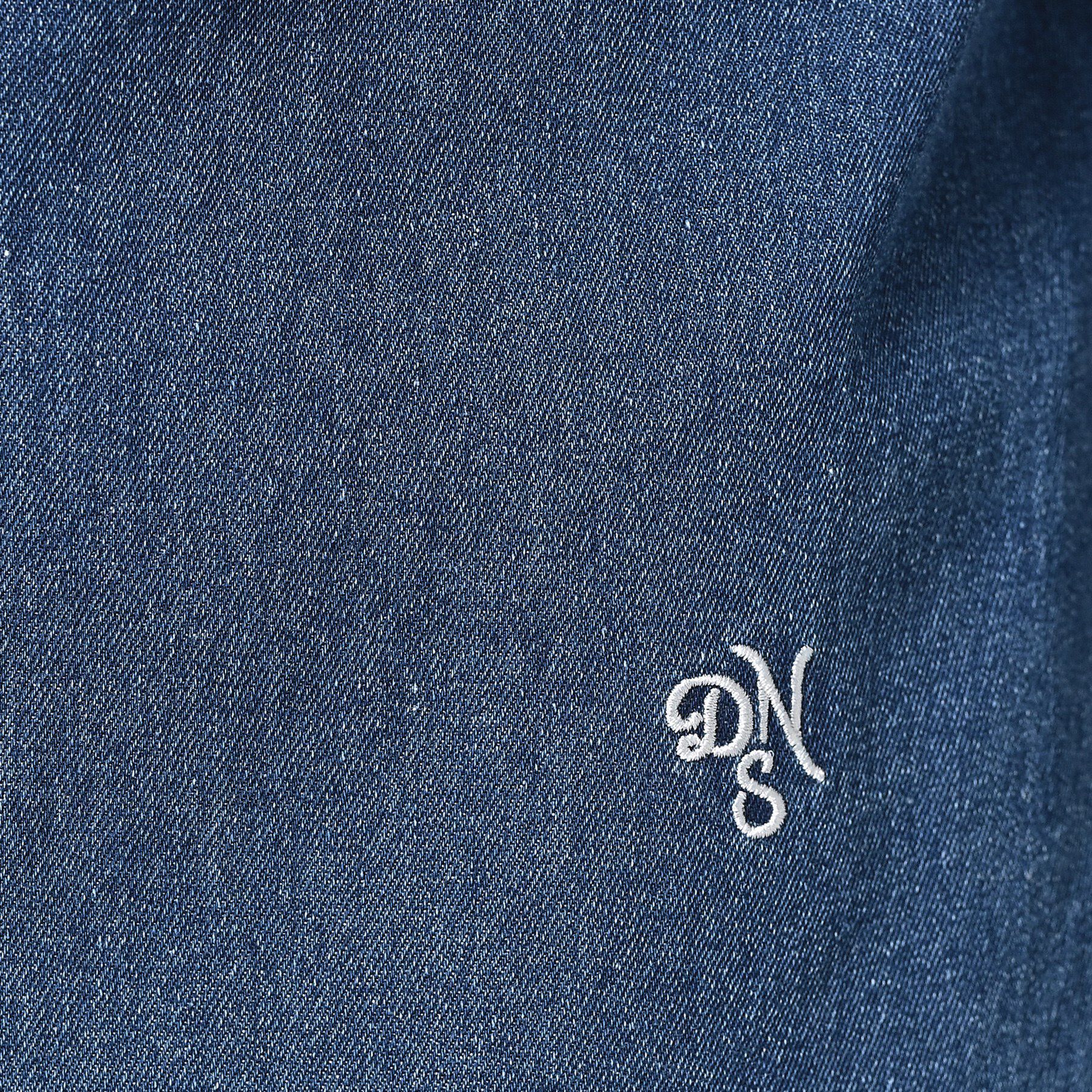 Dessin「【洗える】フリルデニムシャツ」|シャツ・ブラウス|