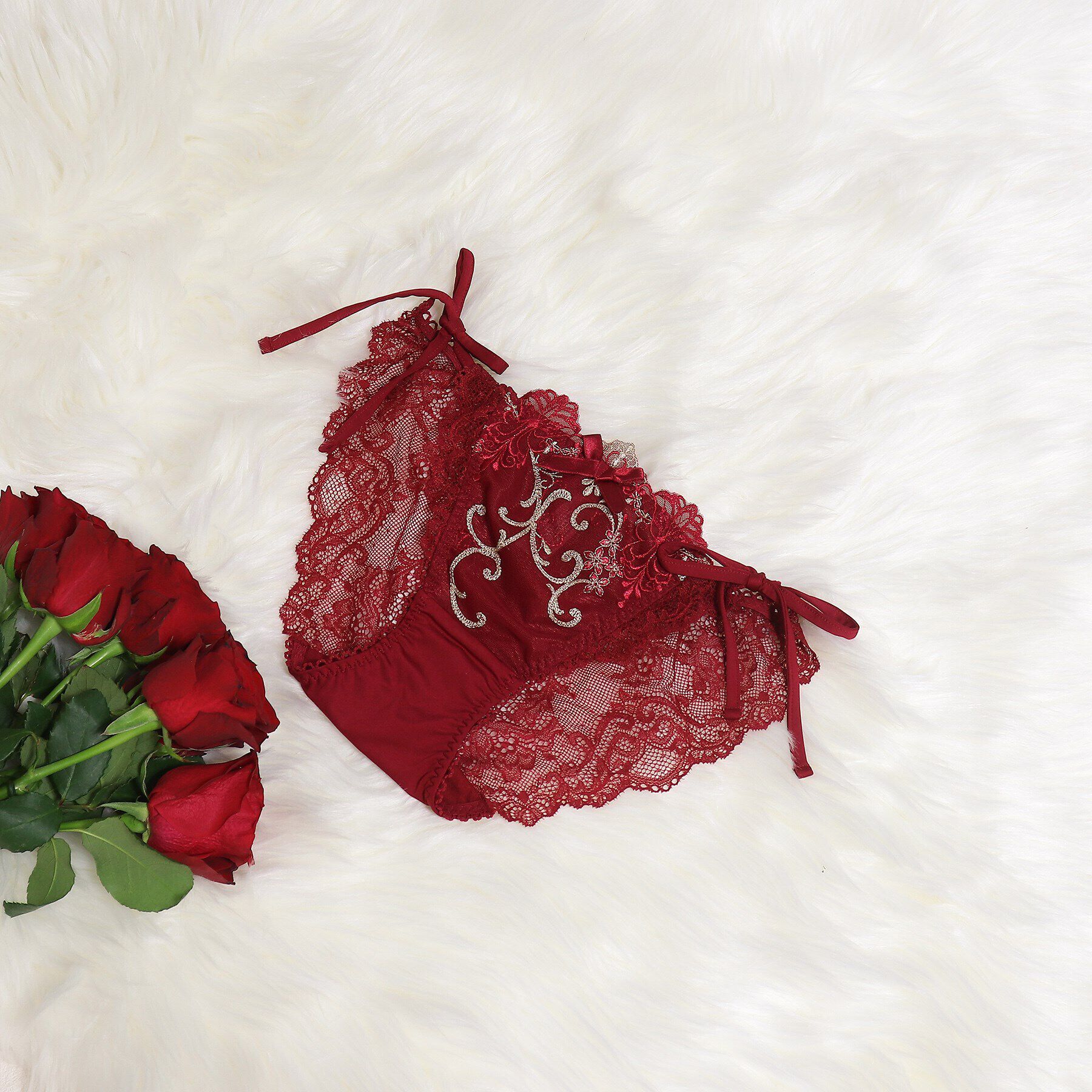 Risa Magli「◆シュトレン リボンショーツ」|インナー|レッド(060)