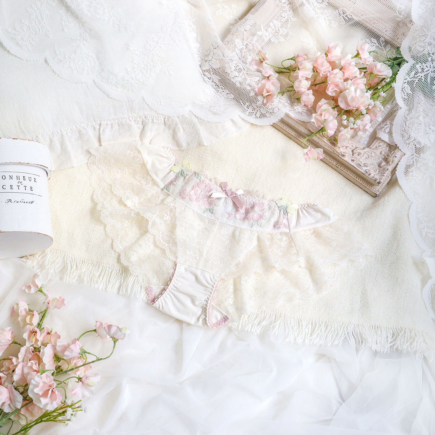 Risa Magli「フロール フレアショーツ」|インナー|アイボリー(004)