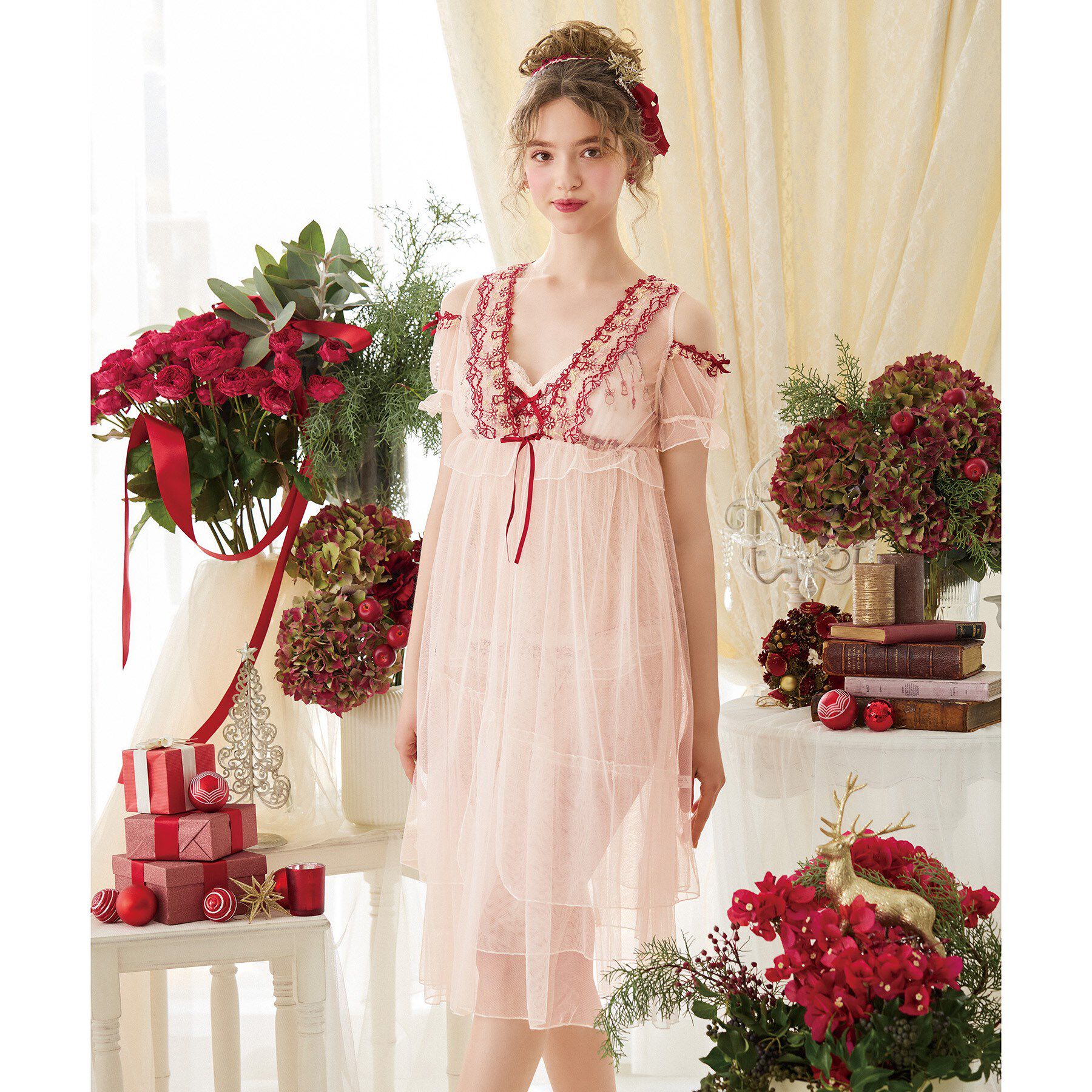 Risa Magli「【ルビー】 カーディガン」|インナー|