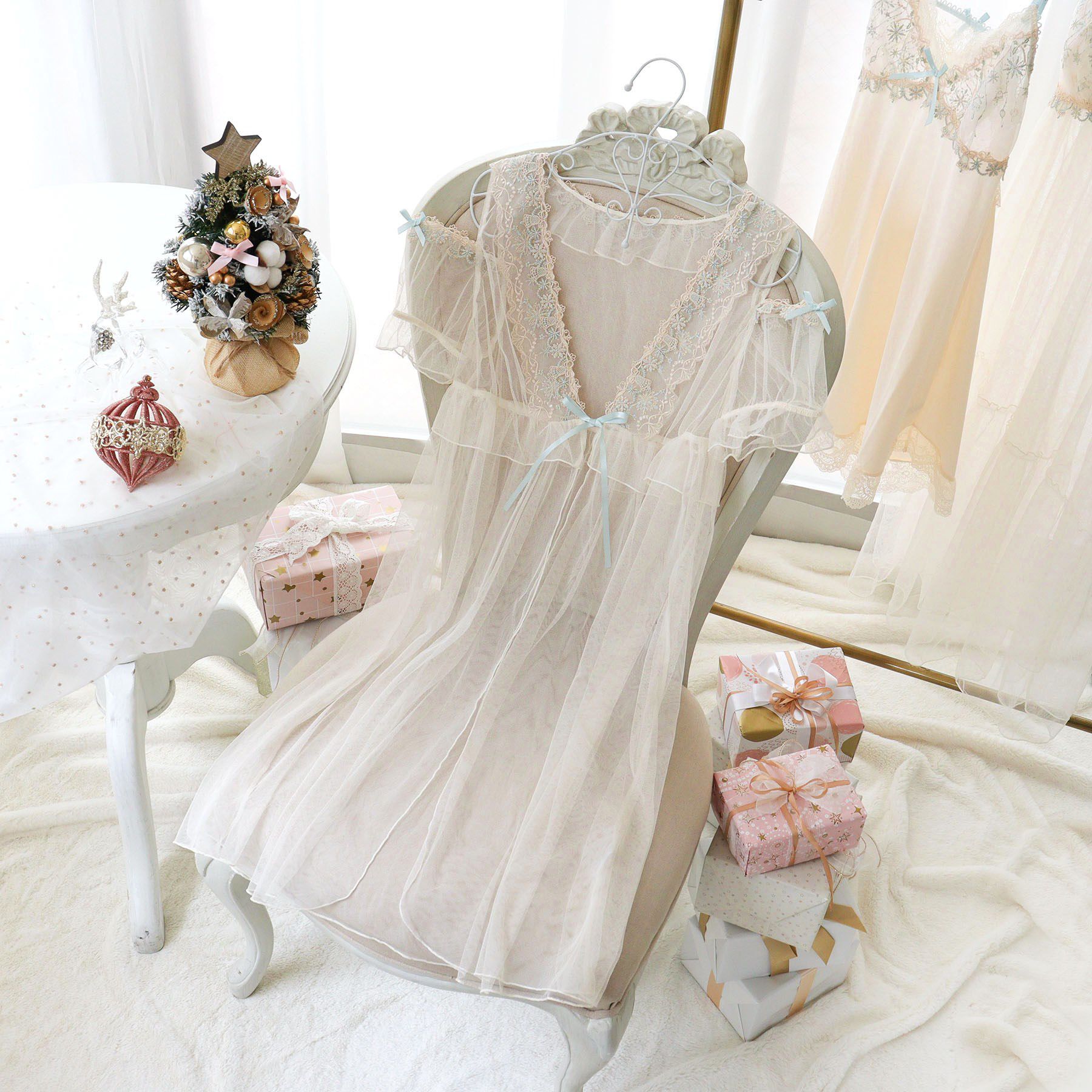 Risa Magli「【ルビー】 カーディガン」|インナー|トープ(054)