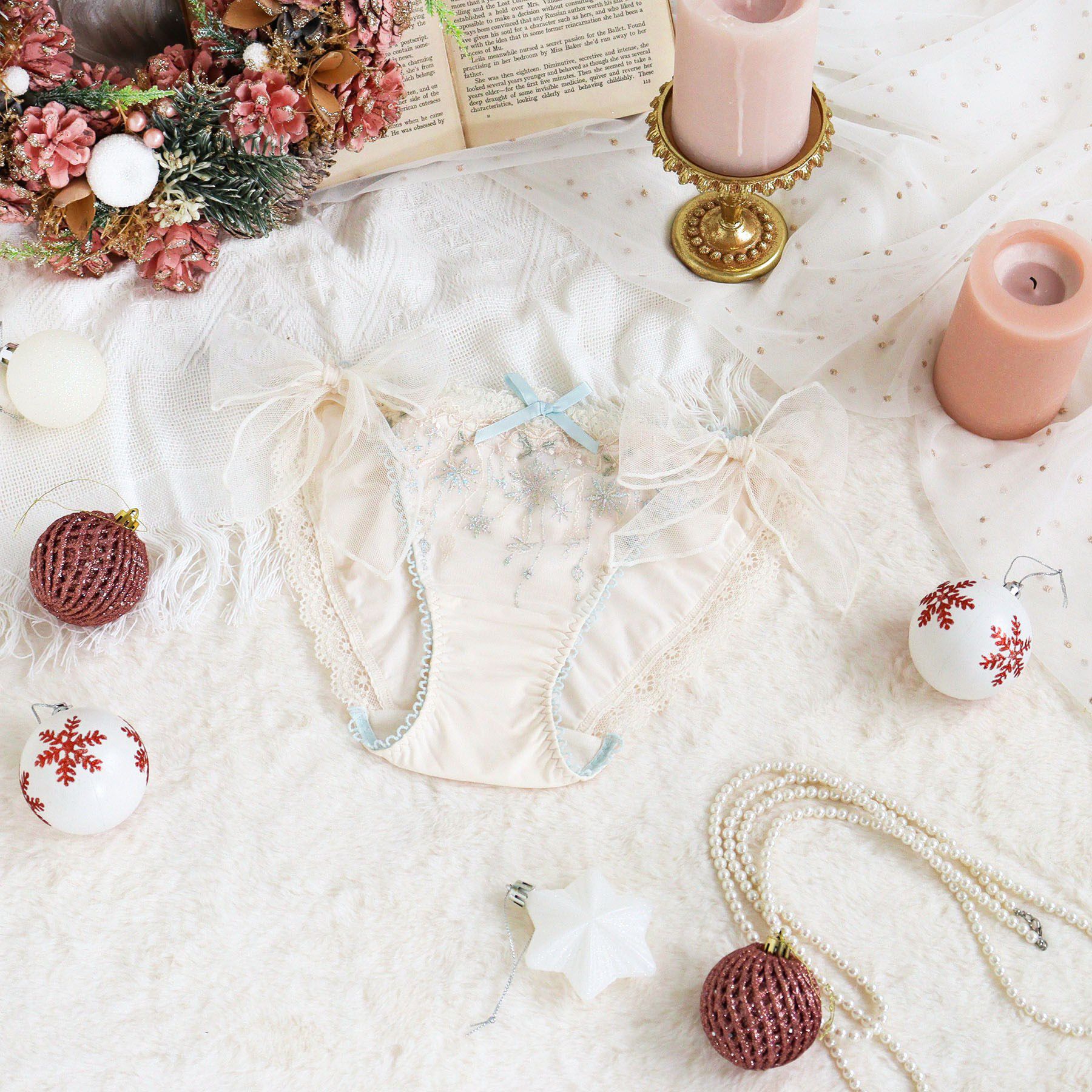 Risa Magli「【ルビー】 リボンショーツ」|インナー|トープ(054)