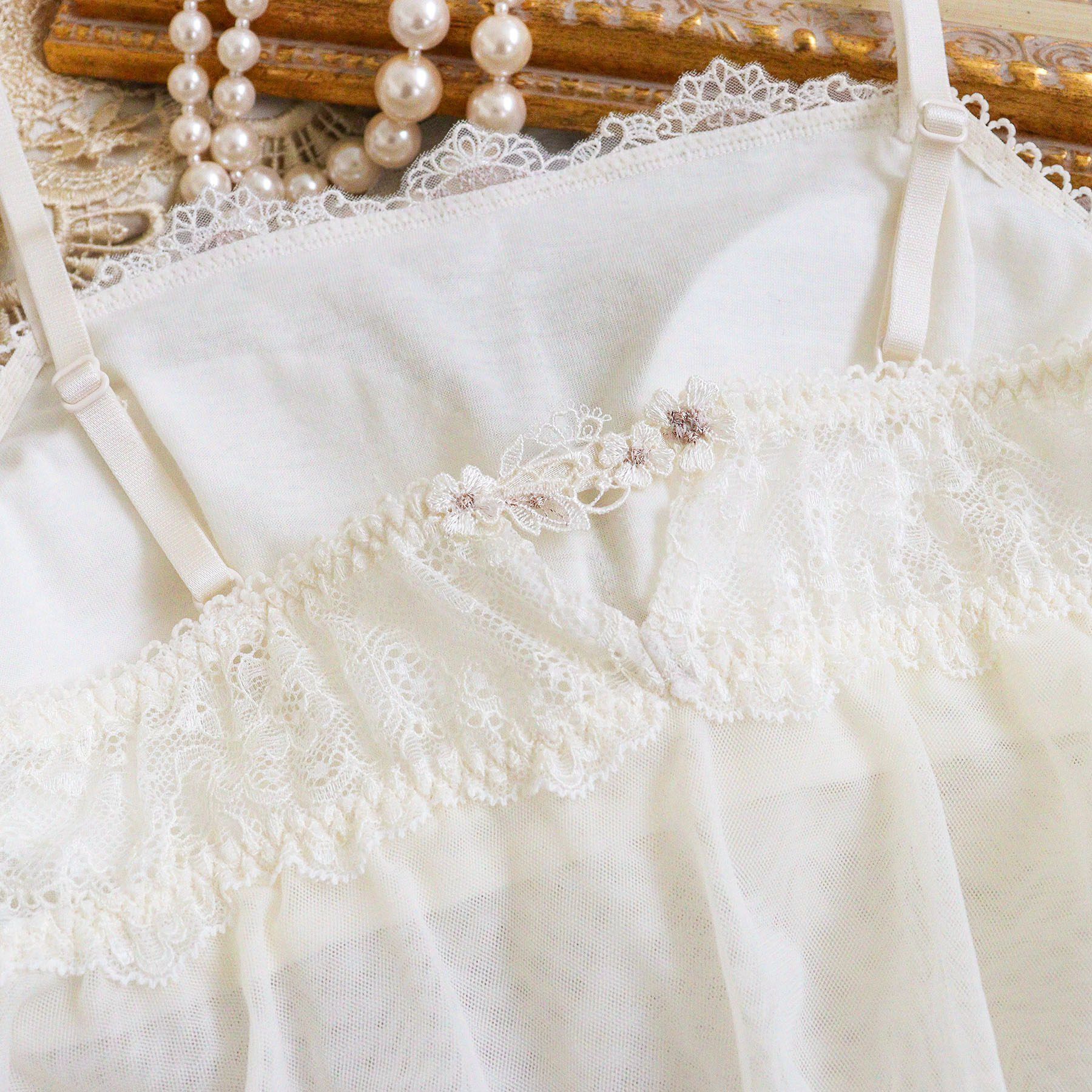 Risa Magli「マルレーン カップ付キャミソール」|キャミソール|