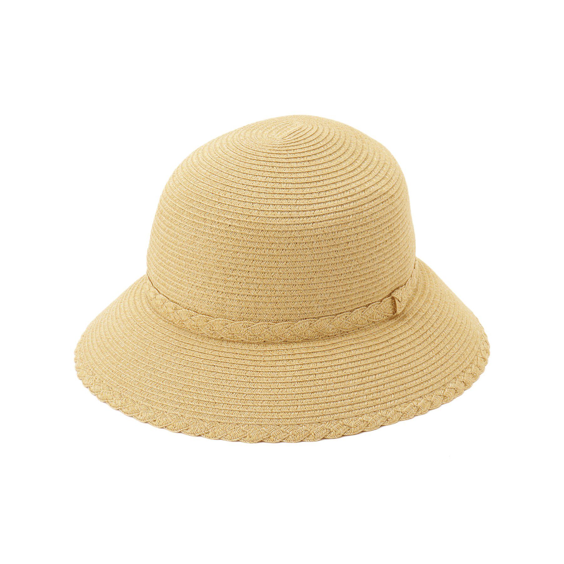 ITS&rsquo;DEMO「ウォッシャブル三つ編みハット」|ハット|ベージュ(052)