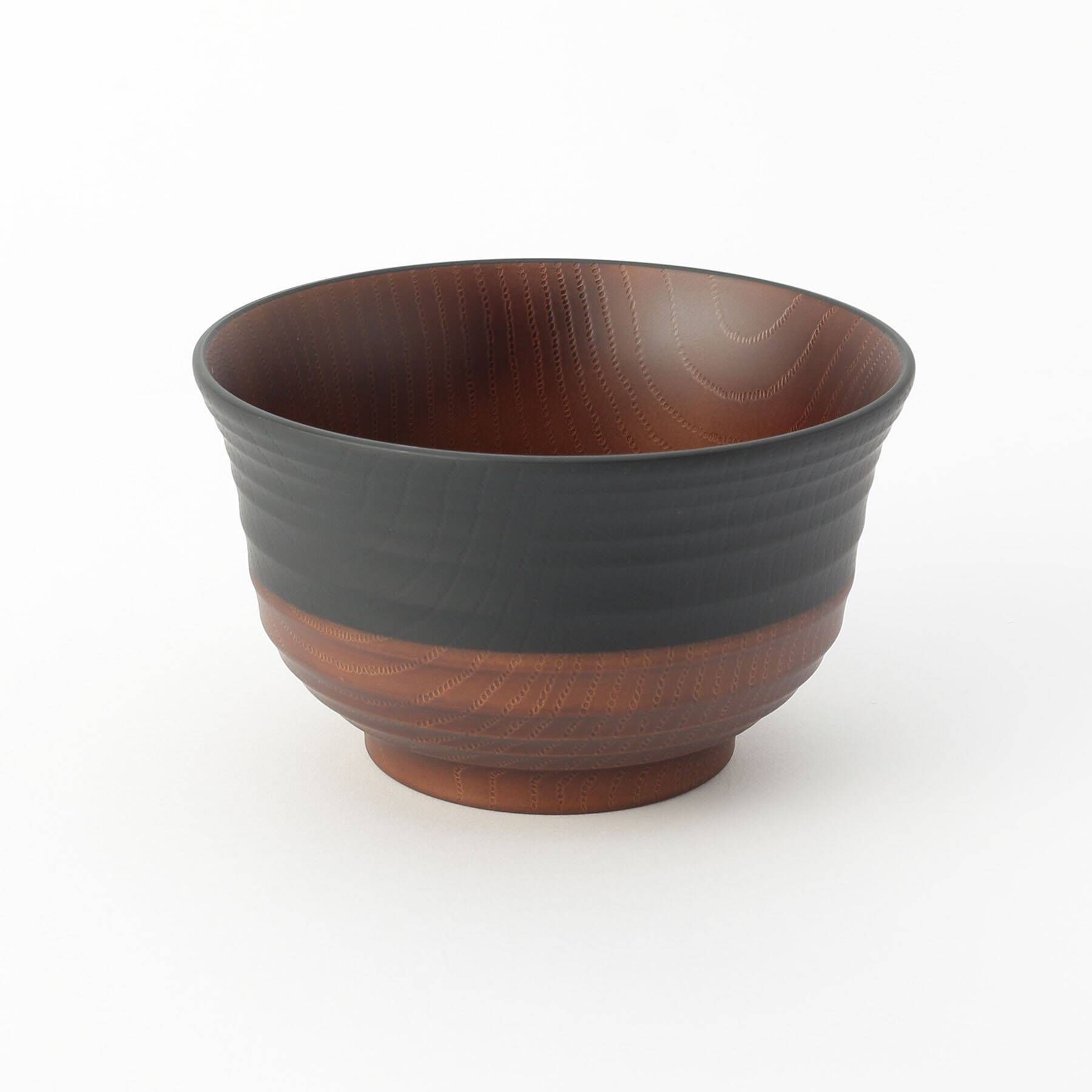 212 KITCHEN STORE「日本伝統色 木目塗分丼 漆黒」|食器・キッチングッズ|ブラック(879)