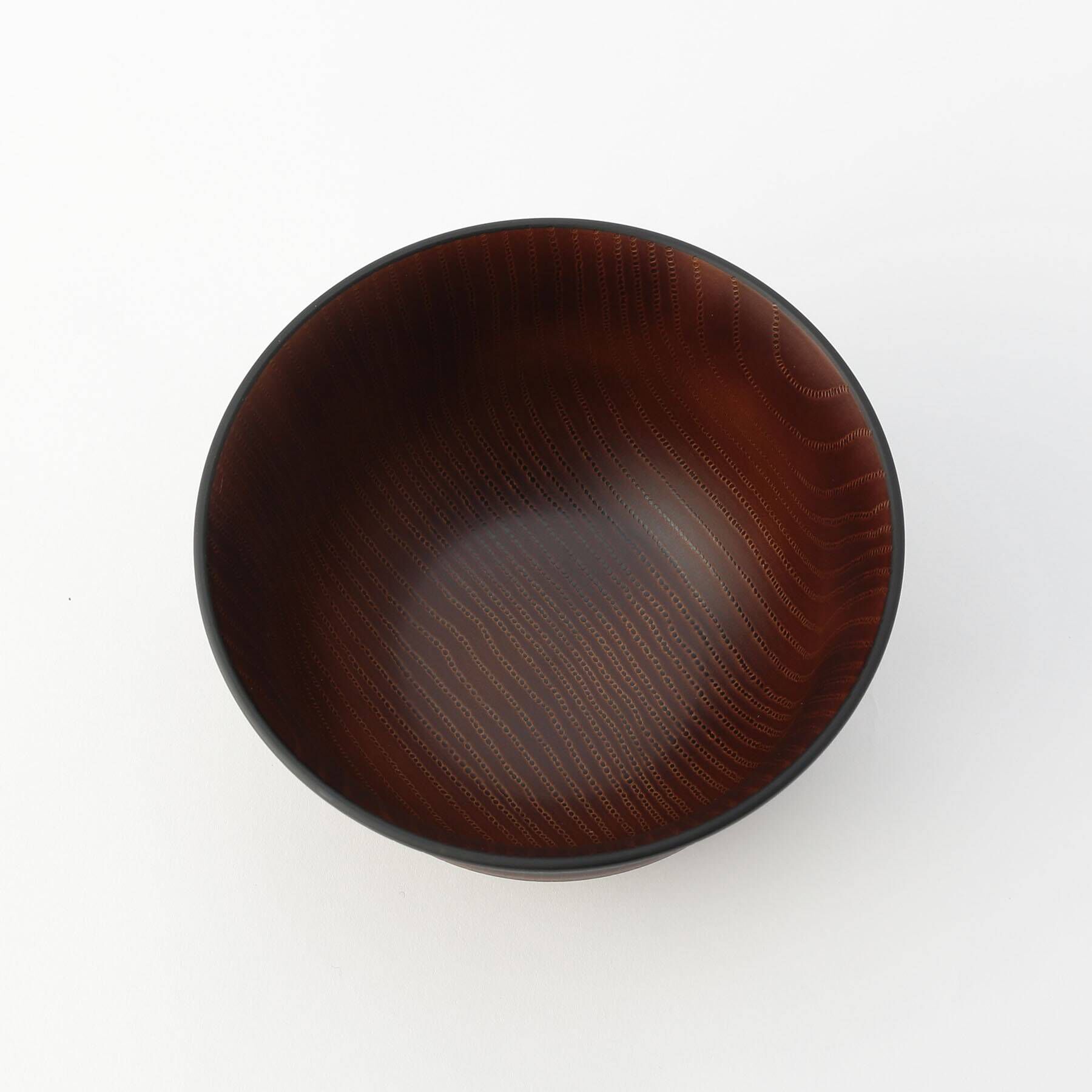 212 KITCHEN STORE「日本伝統色 木目塗分丼 漆黒」|食器・キッチングッズ|