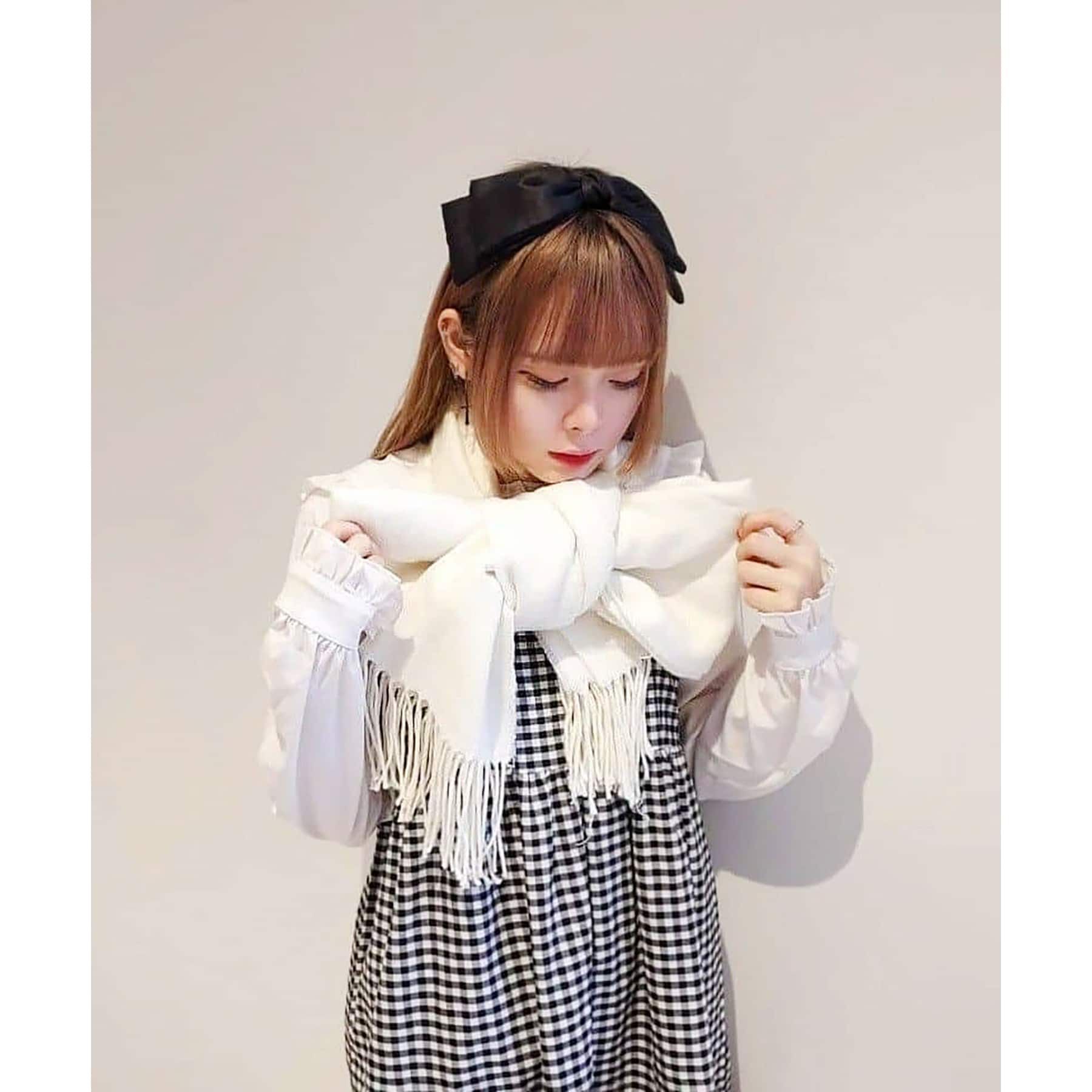 Ober Tashe「洗えるシンプルカラーストール 累計販売約5000枚【防寒／マフラー／無地／ギフト】」|ストール|