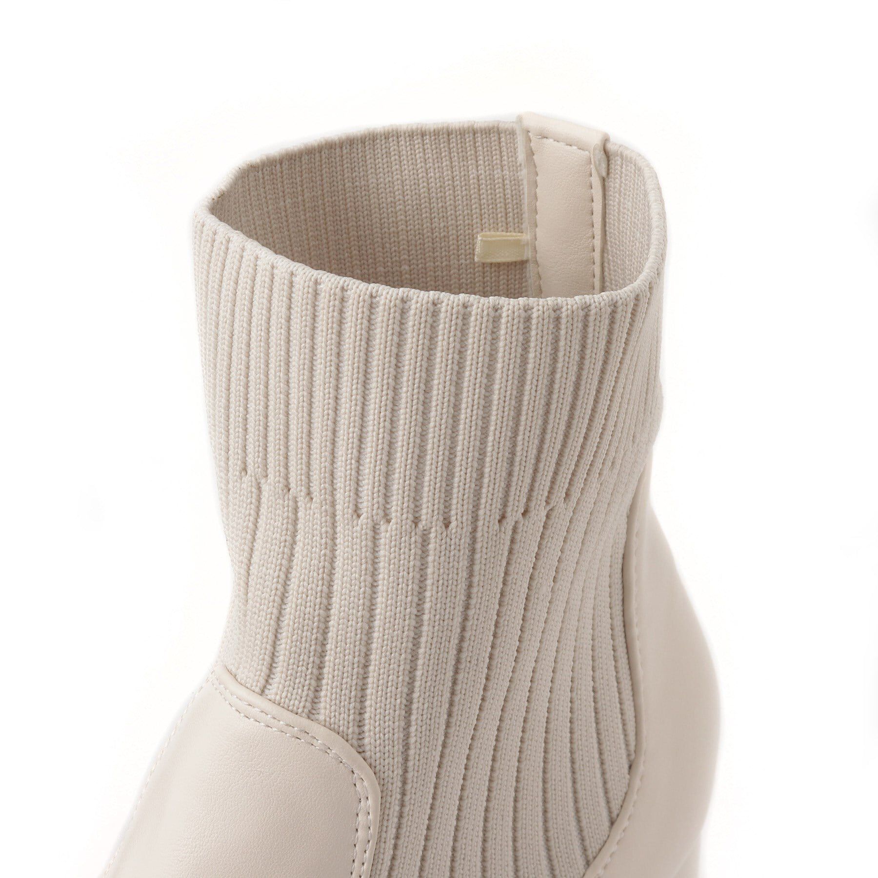 csT&P「厚底ニットブーツ」|ショートブーツ|