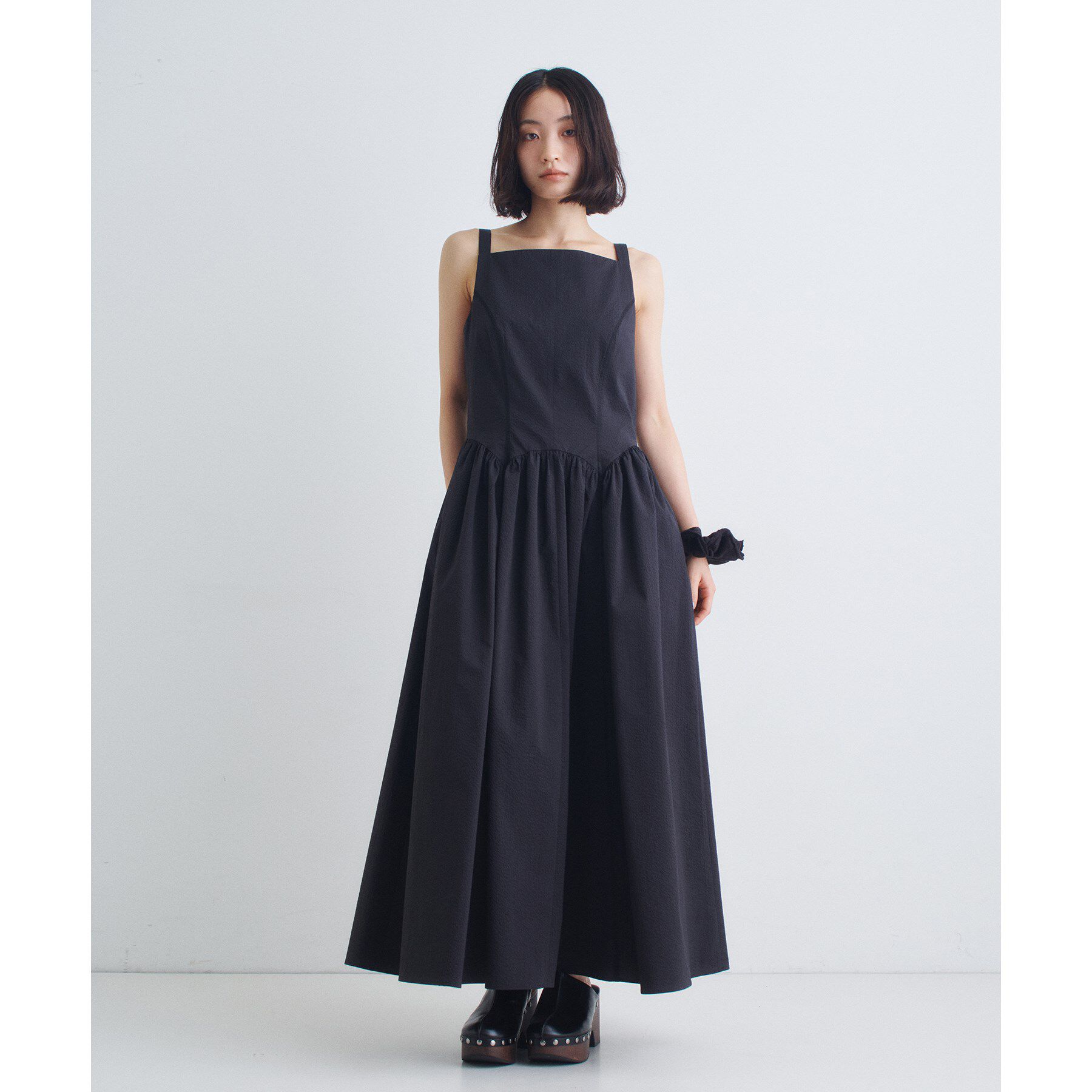 CODE A「gathers drama dress」|ワンピース|