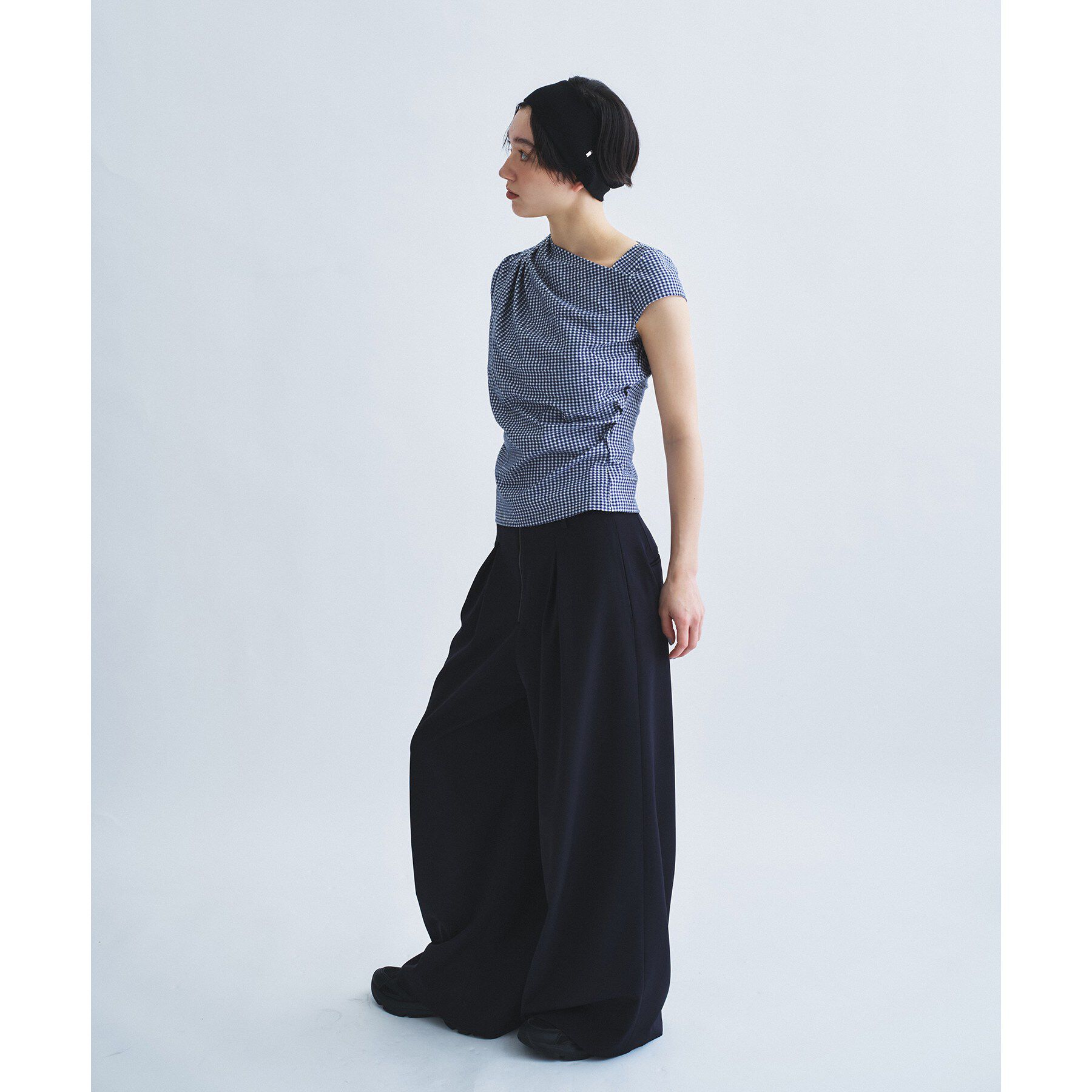 CODE A「gingham edge tops」|Tシャツ・カットソー|