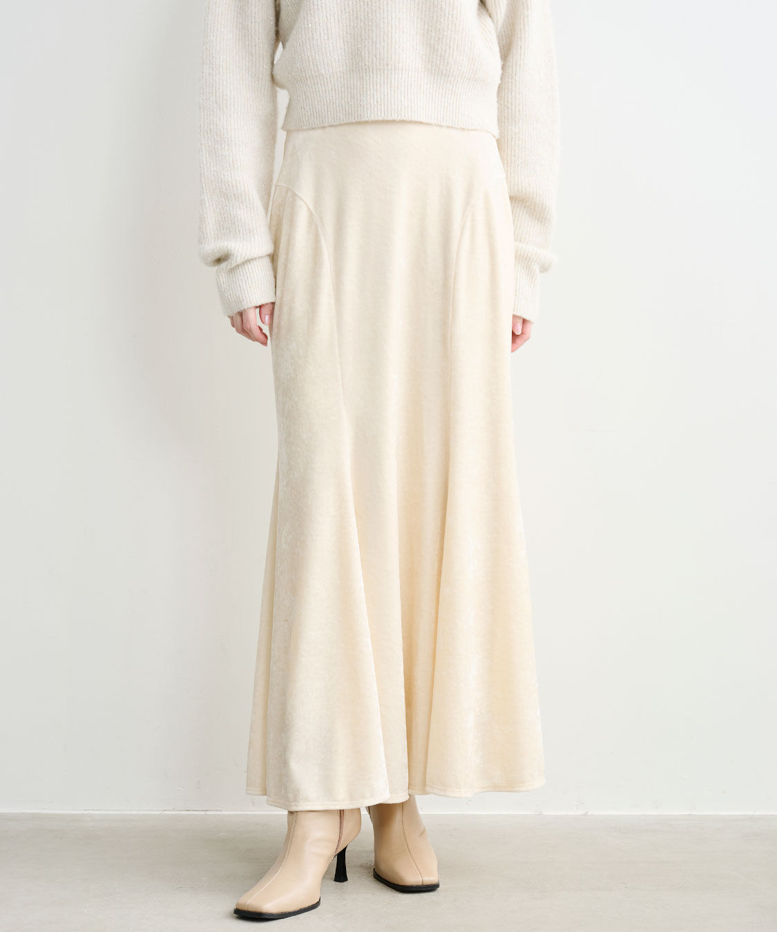COCO DEAL「ベロアマーメイドスカート」|スカート|